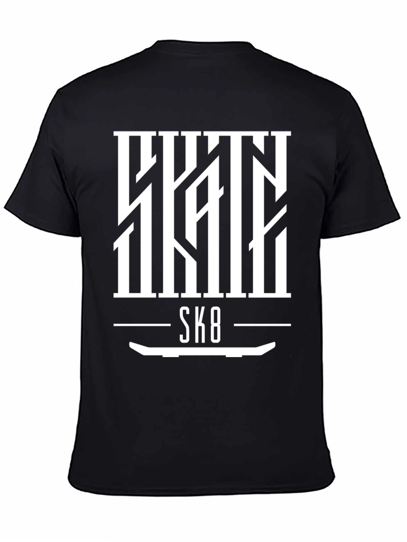 Skate SK8 Graphic Tee - Cool Skateboard Design