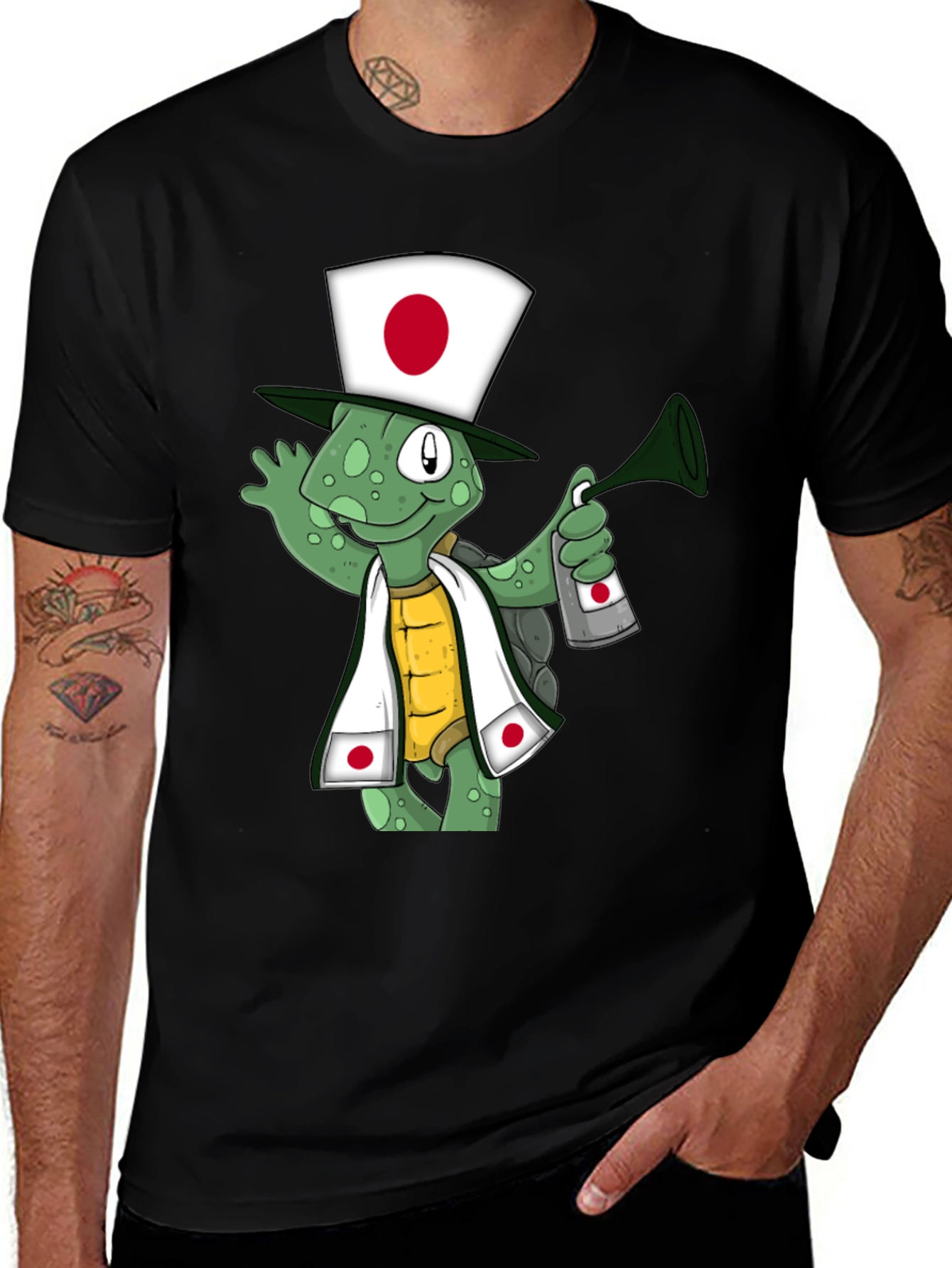 Festive Turtle Graphic Tee