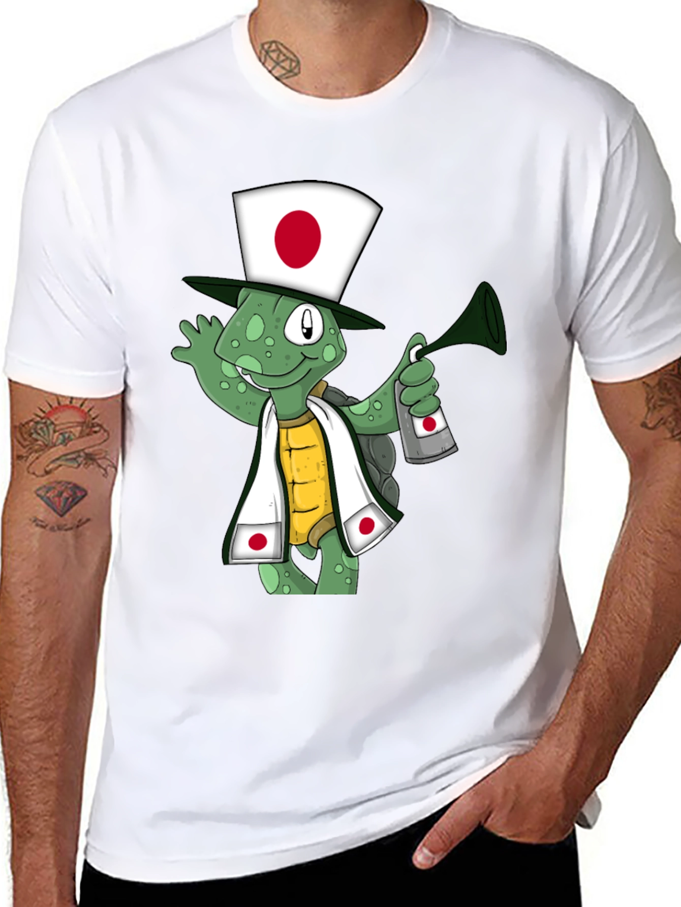 Festive Turtle Graphic Tee