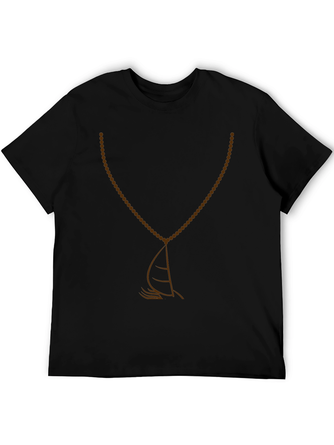Sailboat Necklace Graphic T-Shirt