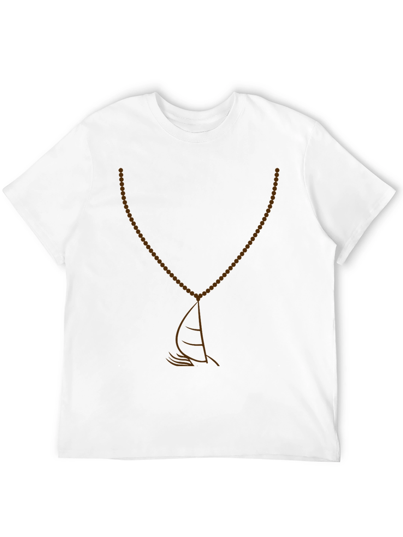 Sailboat Necklace Graphic T-Shirt