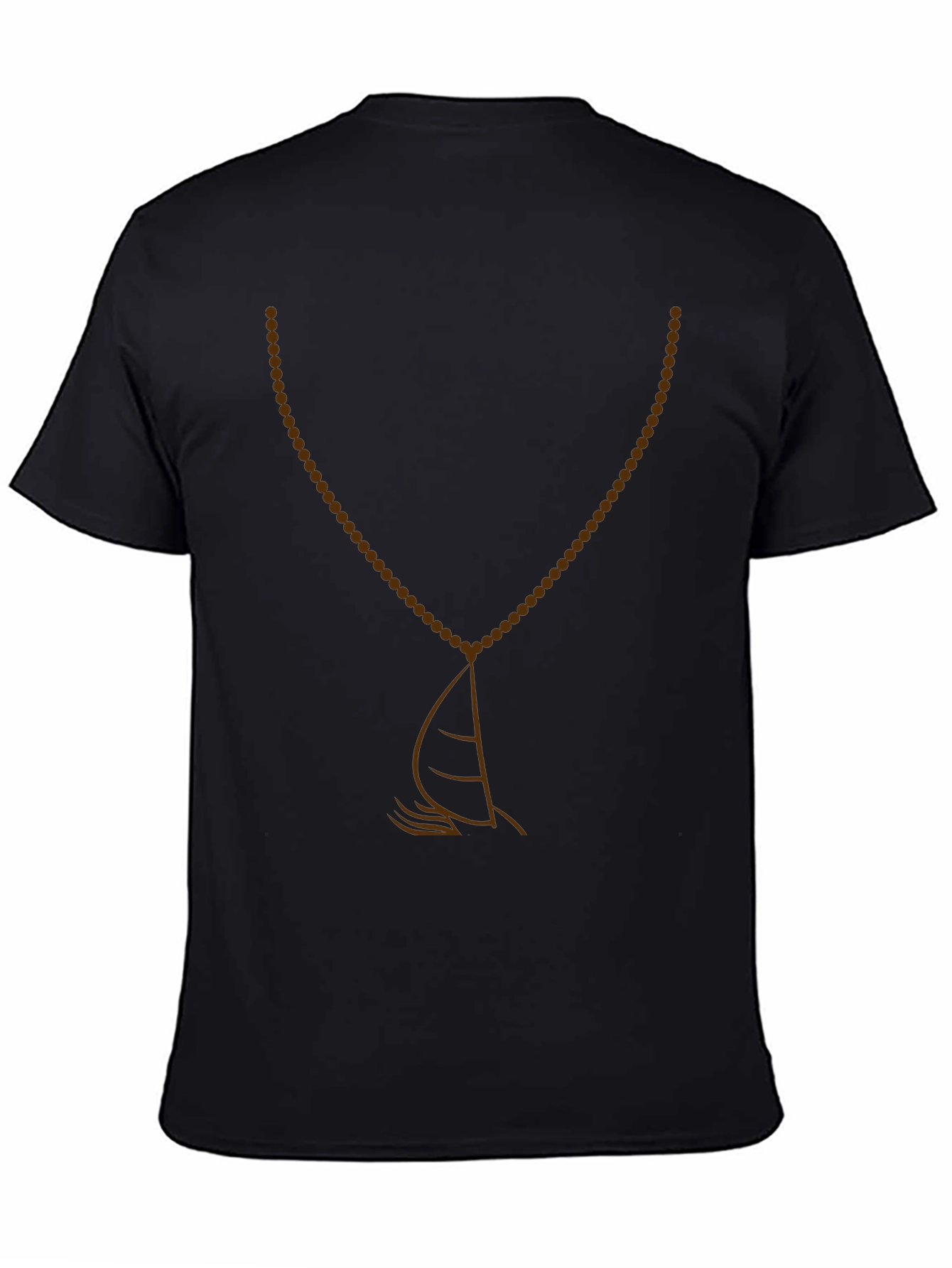 Sailboat Necklace Graphic T-Shirt