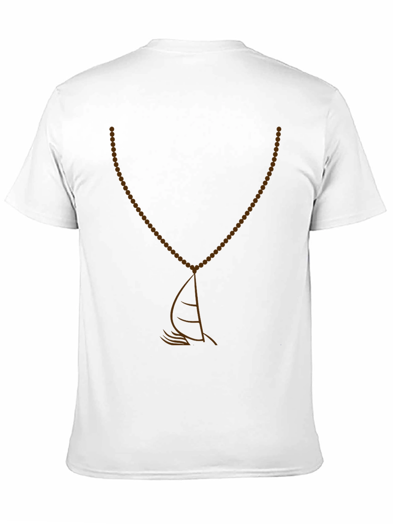 Sailboat Necklace Graphic T-Shirt
