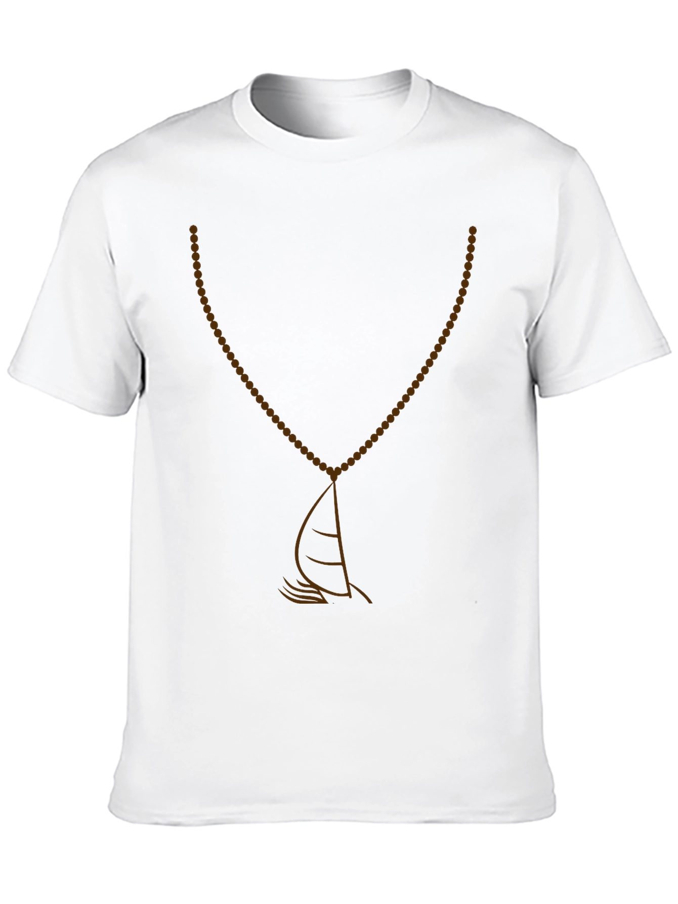 Sailboat Necklace Graphic T-Shirt