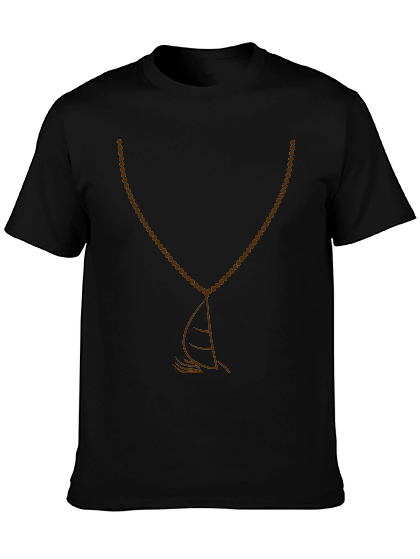 Sailboat Necklace Graphic T-Shirt