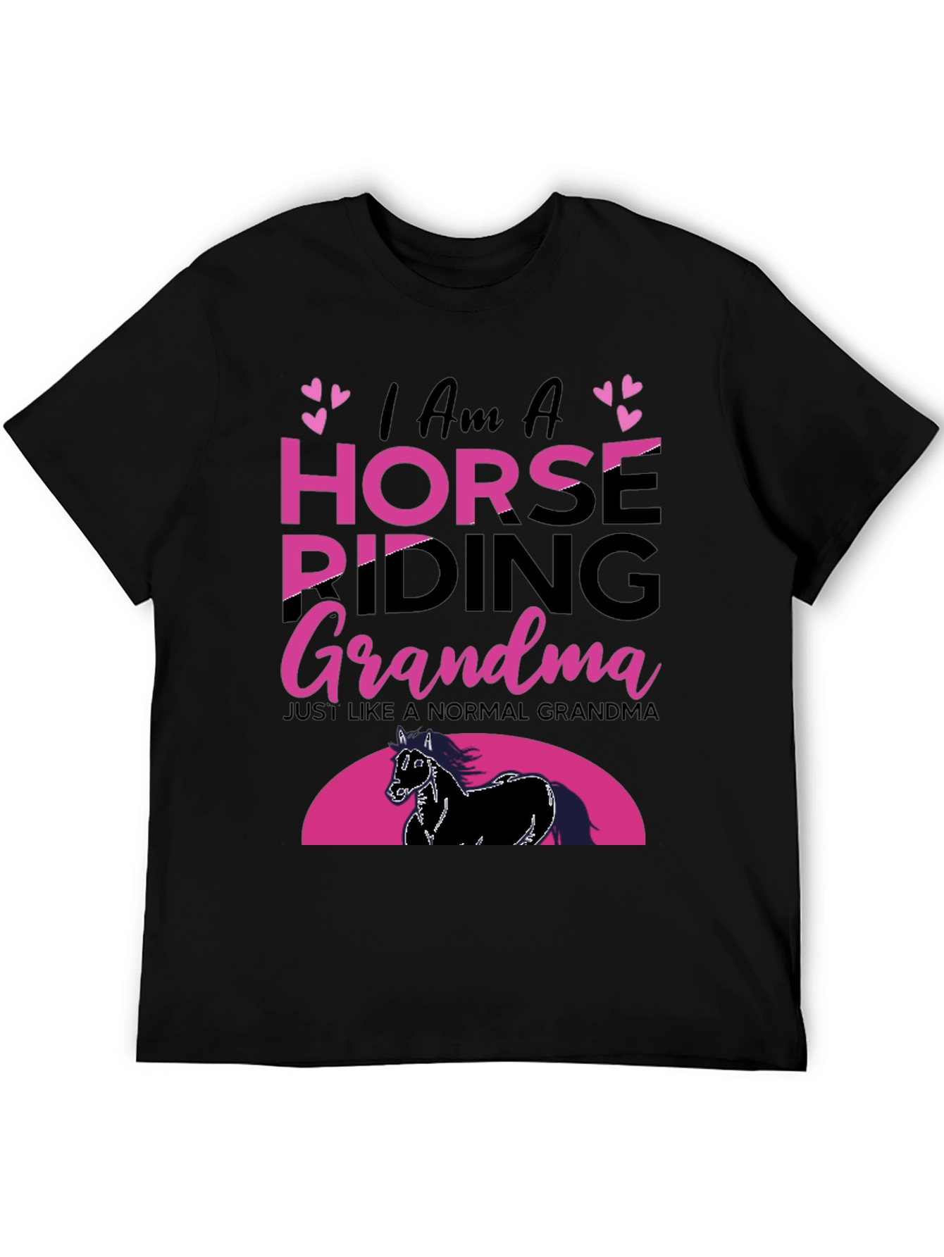 Horse Riding Grandma Graphic Tee