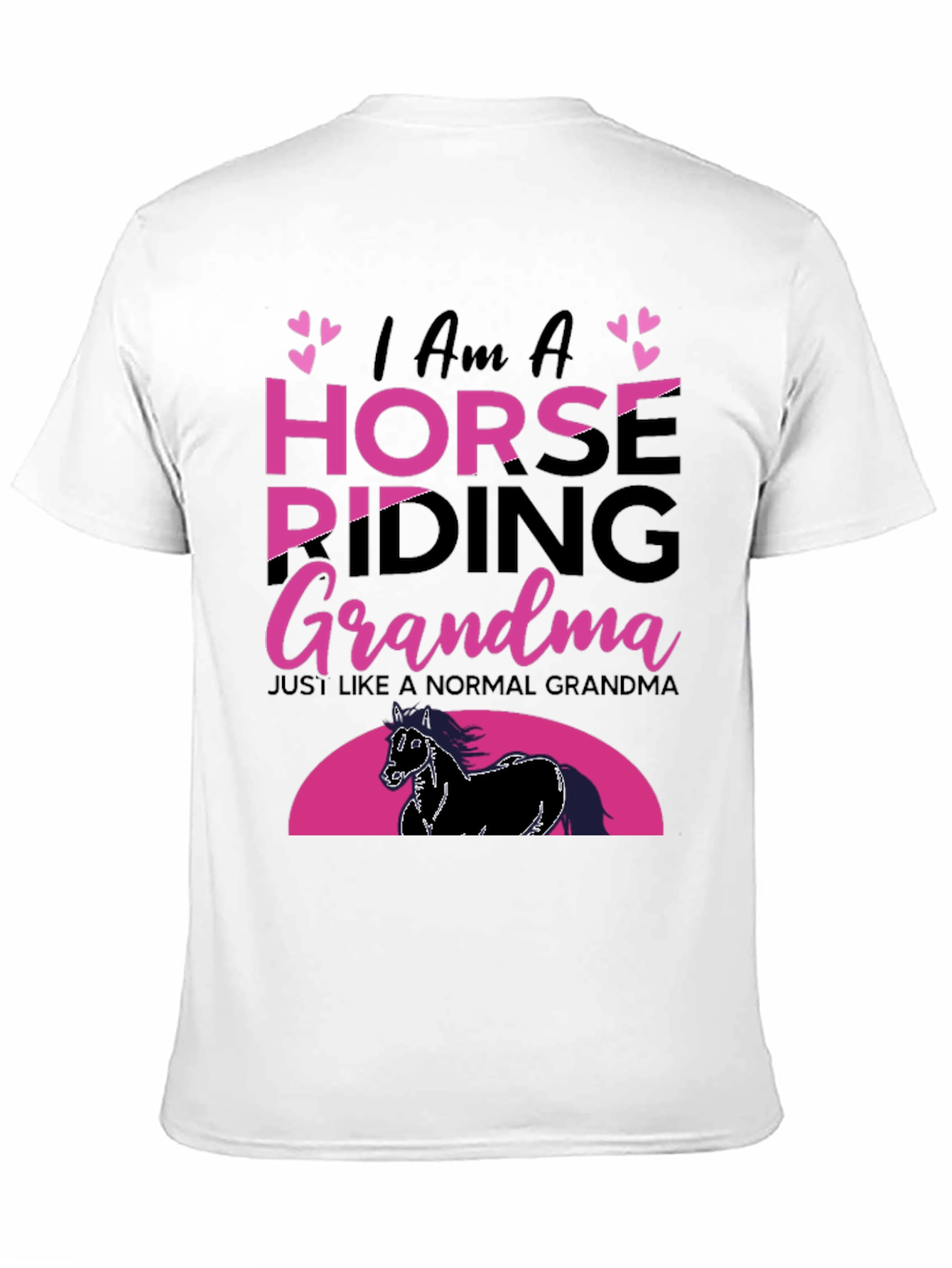 Horse Riding Grandma Graphic Tee