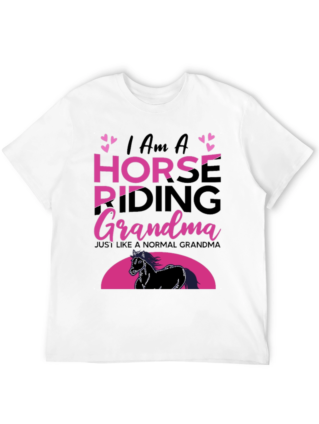 Horse Riding Grandma Graphic Tee