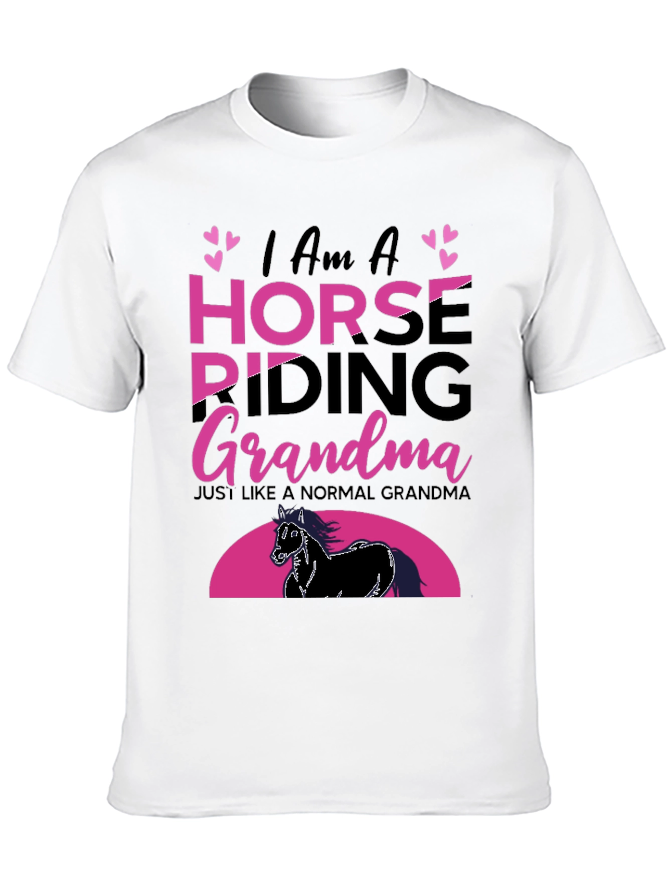 Horse Riding Grandma Graphic Tee