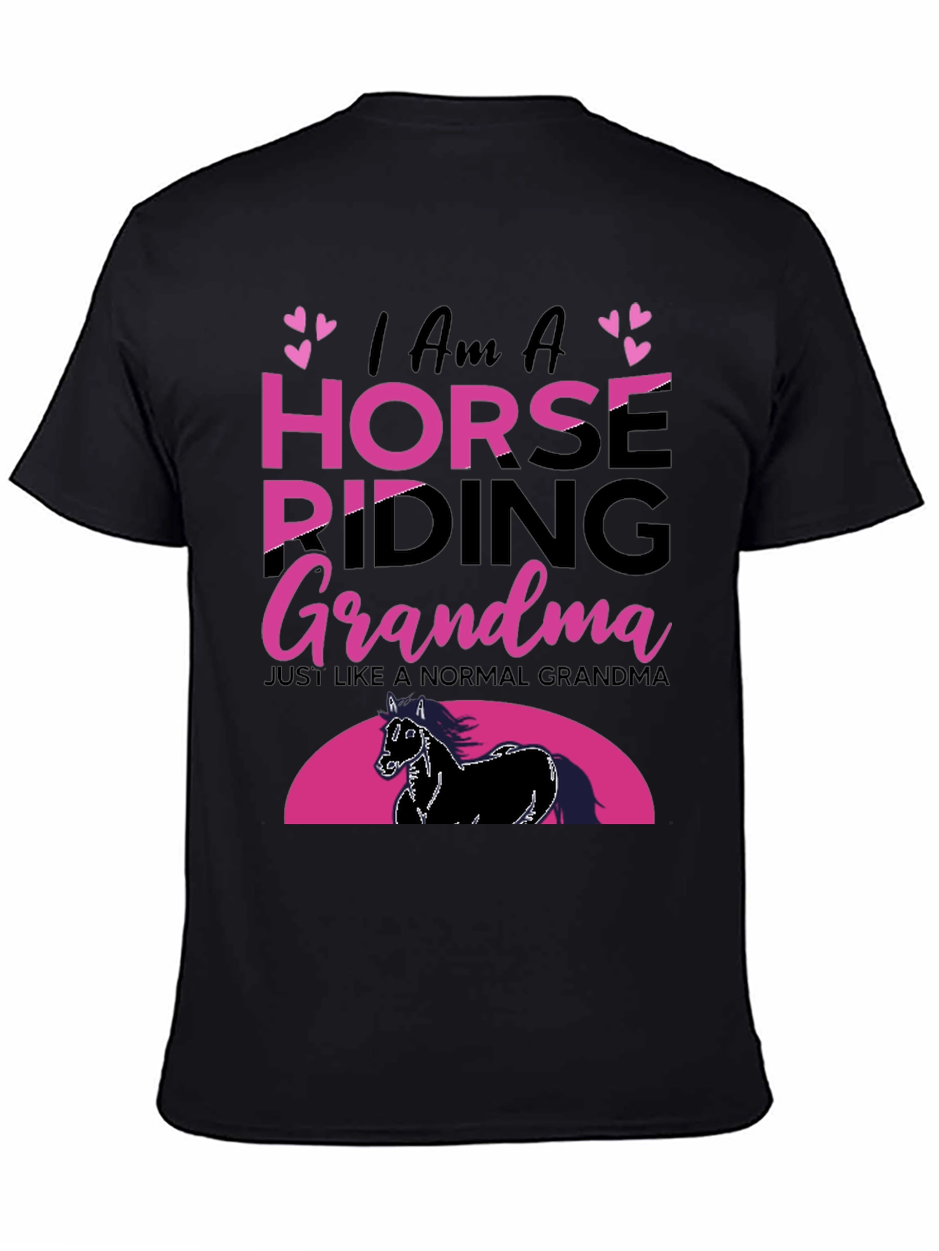 Horse Riding Grandma Graphic Tee