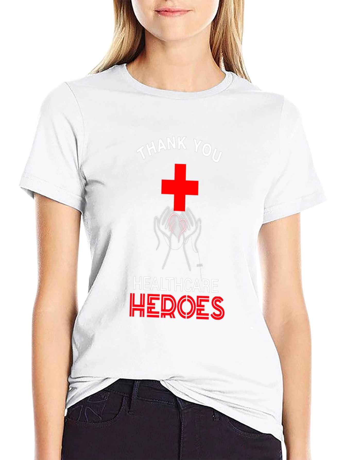 Healthcare Heroes T-Shirt - Thank You Design