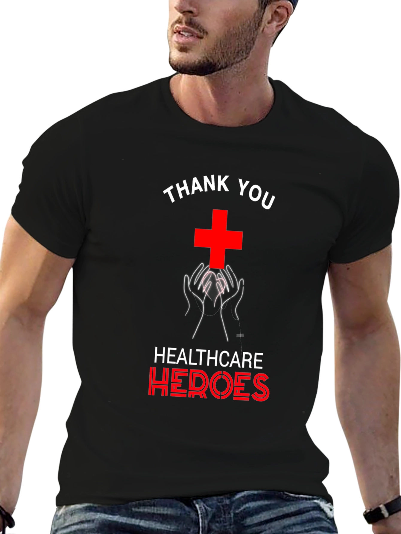 Healthcare Heroes T-Shirt - Thank You Design