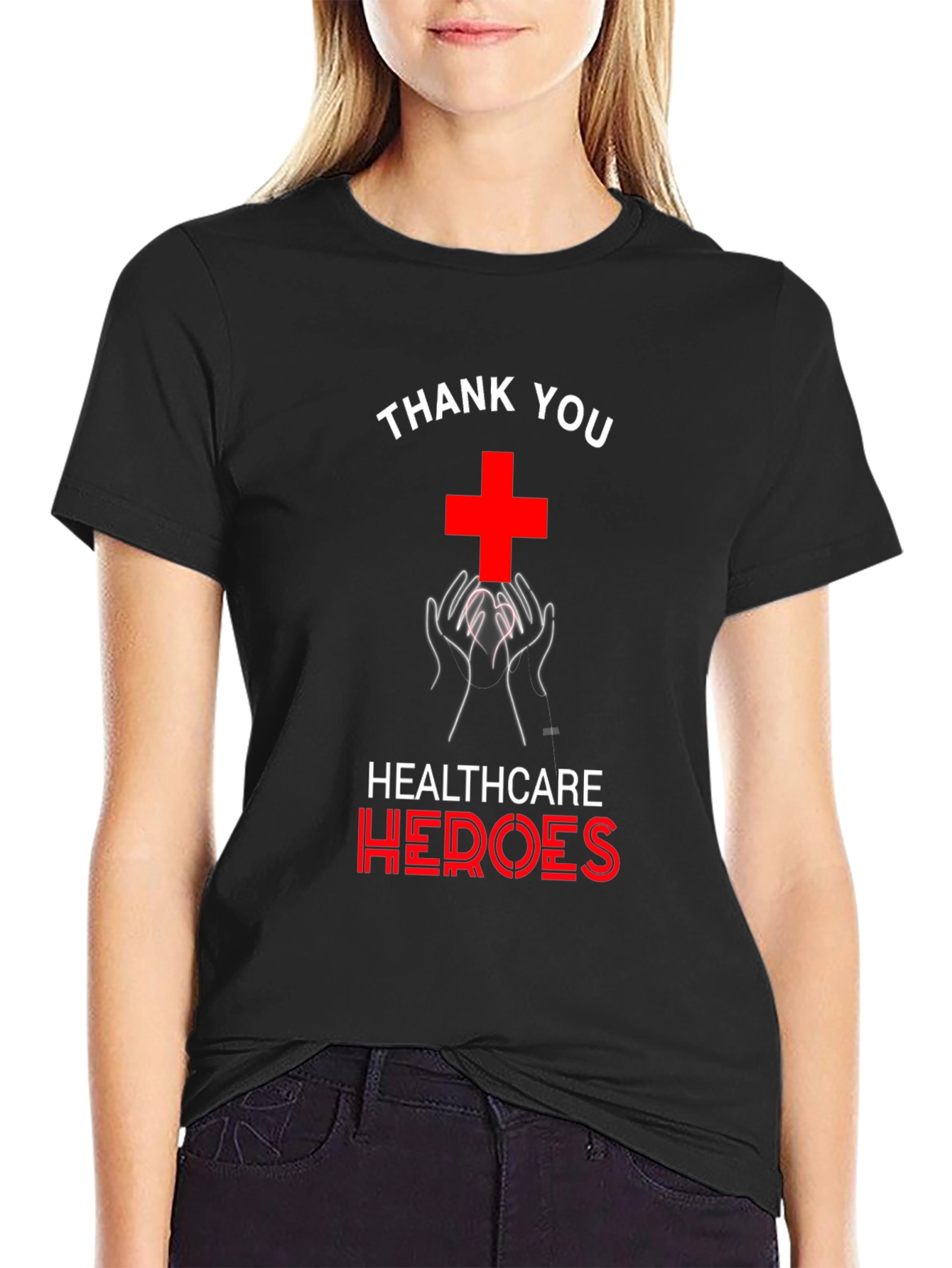 Healthcare Heroes T-Shirt - Thank You Design