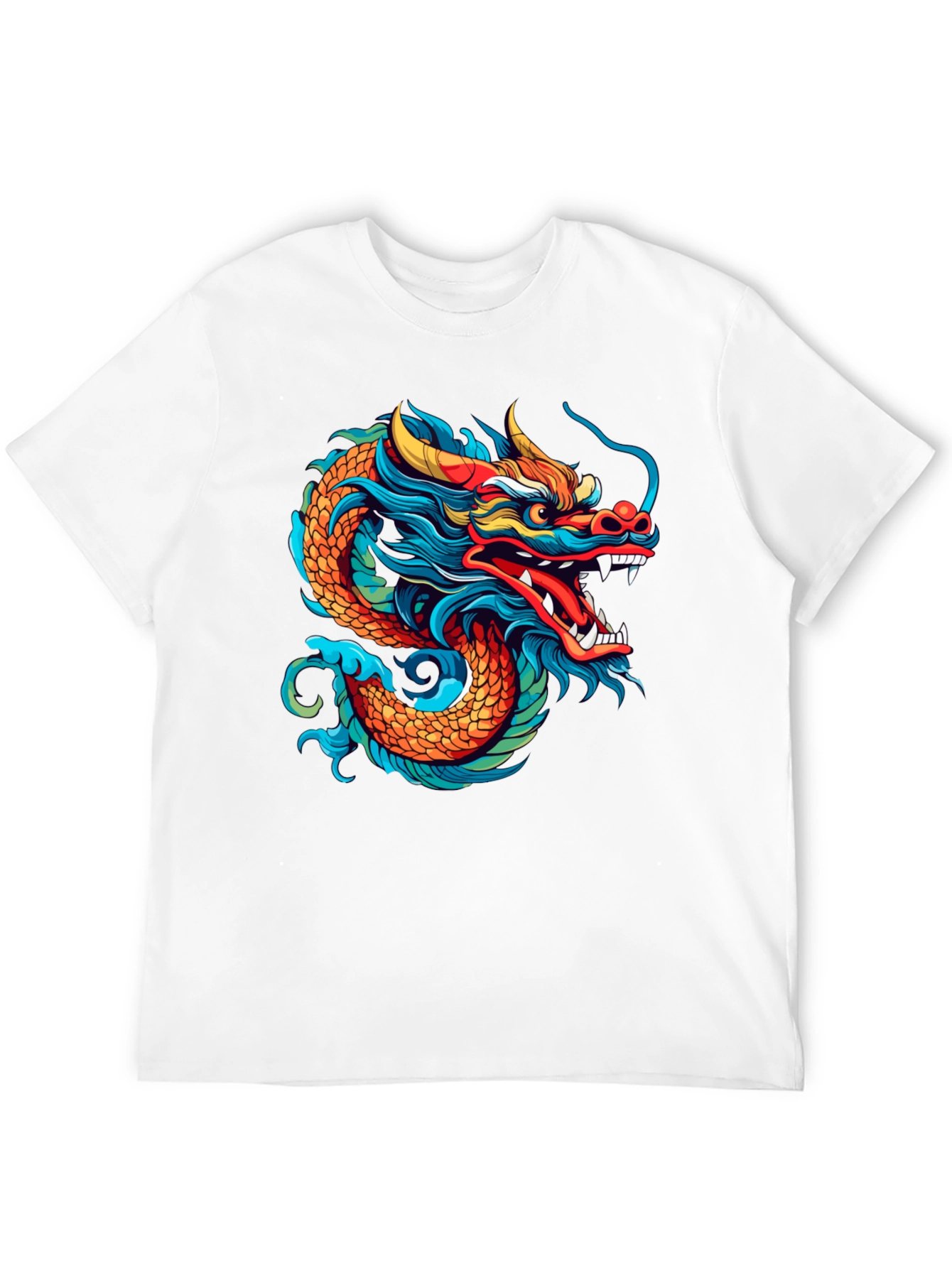 Dragon Graphic Tee - Mens Black T-Shirt