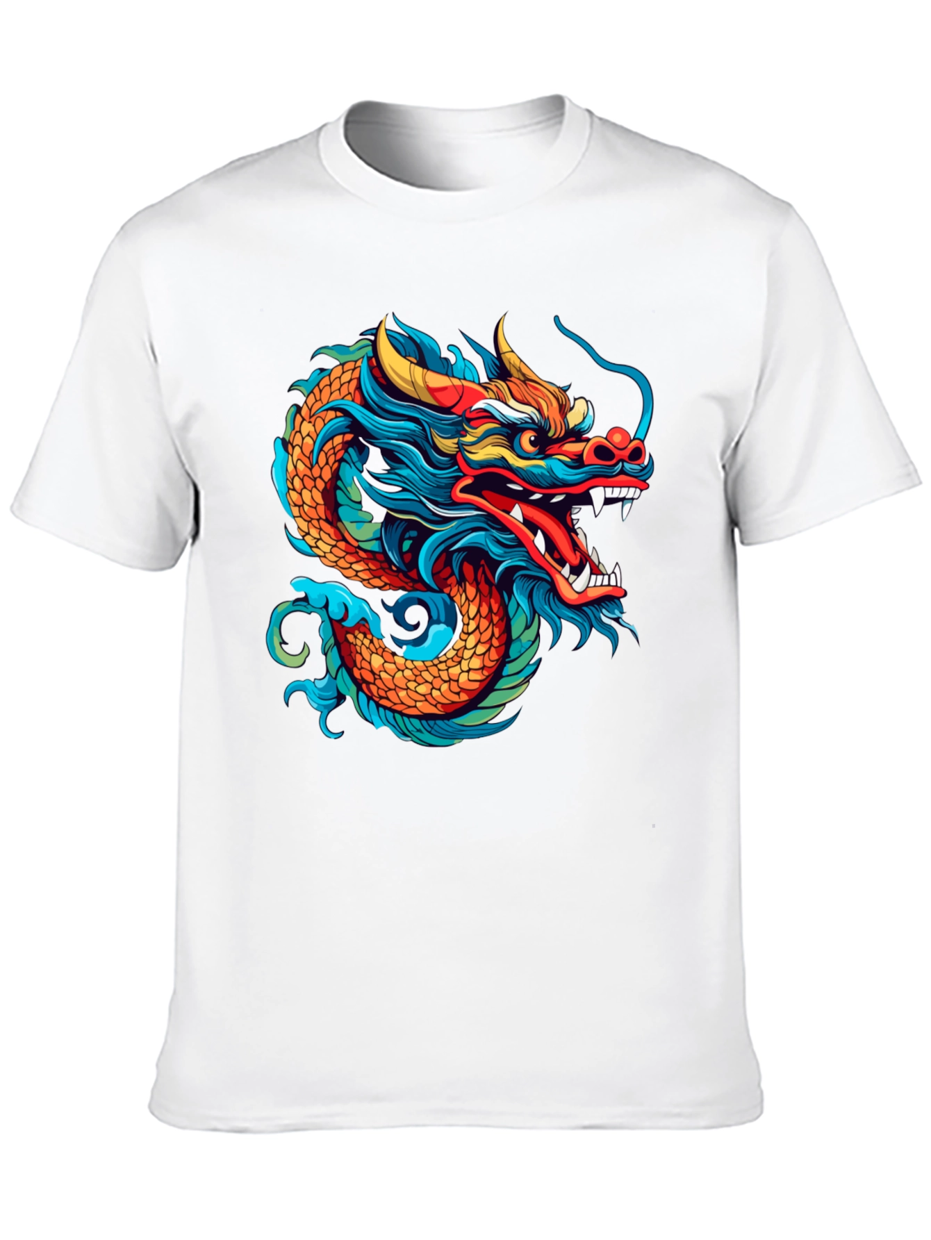 Dragon Graphic Tee - Mens Black T-Shirt