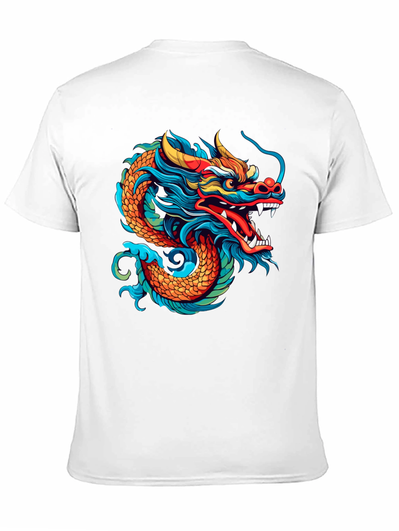Dragon Graphic Tee - Mens Black T-Shirt