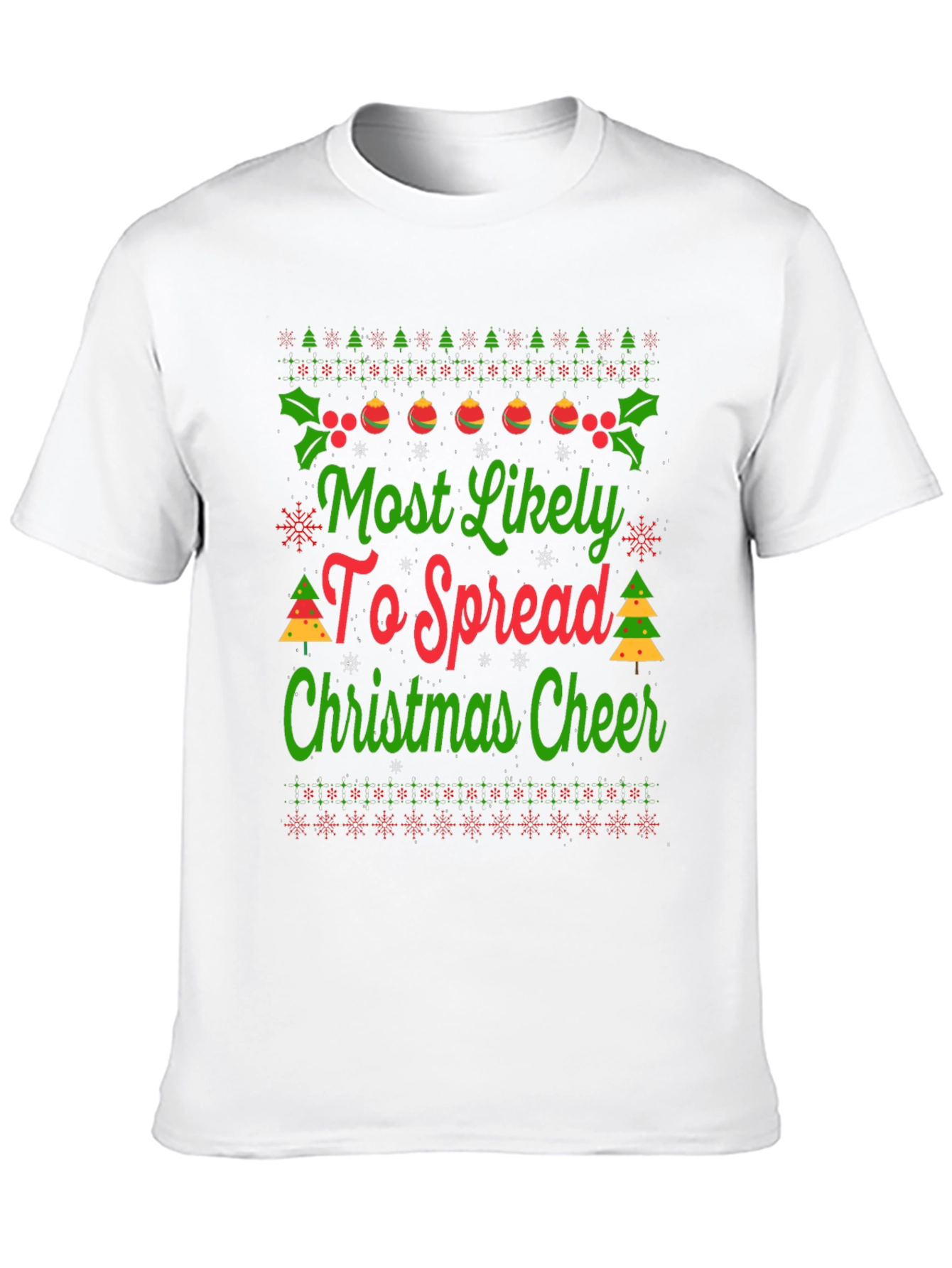 Funny Christmas Cheer Graphic Tee