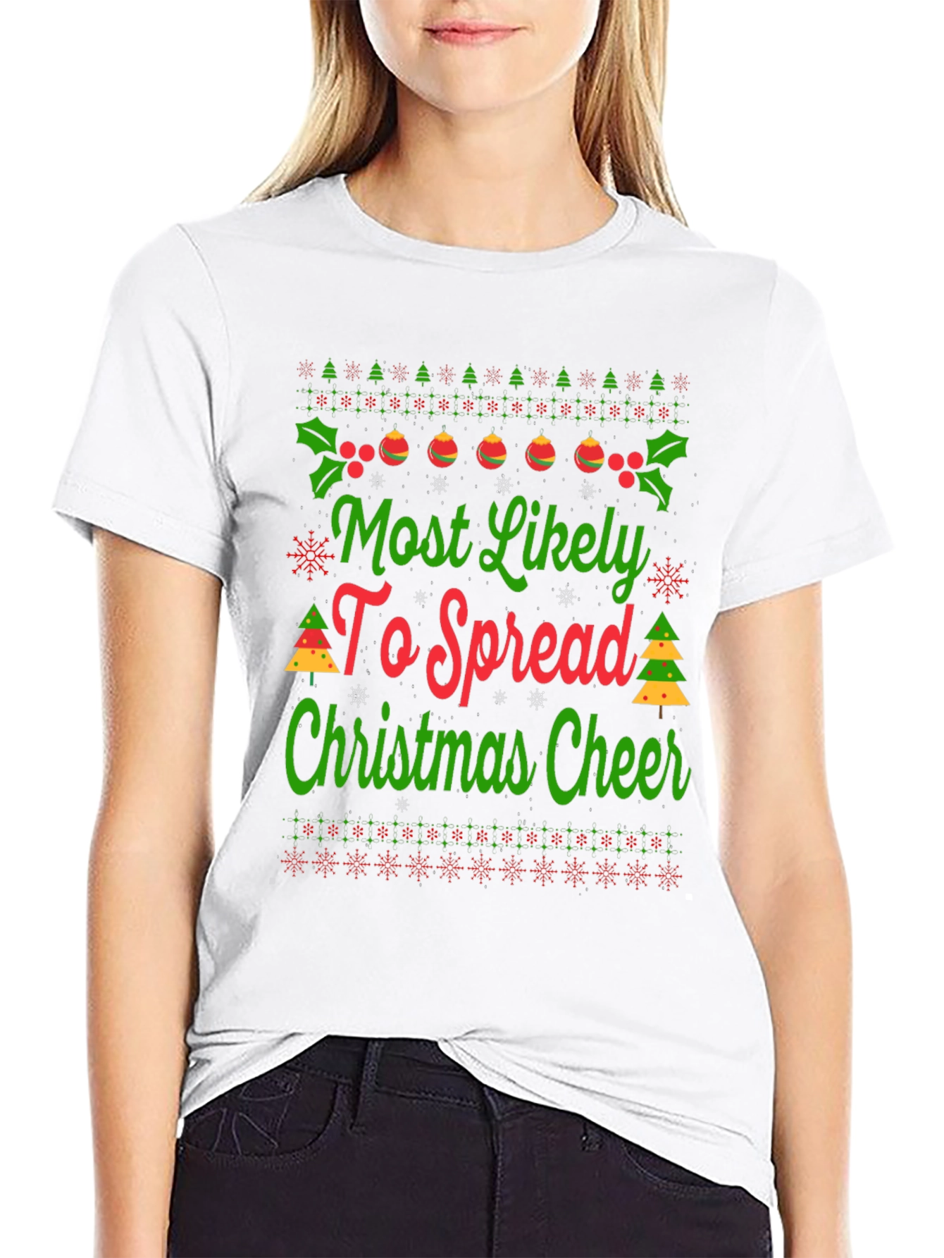 Funny Christmas Cheer Graphic Tee