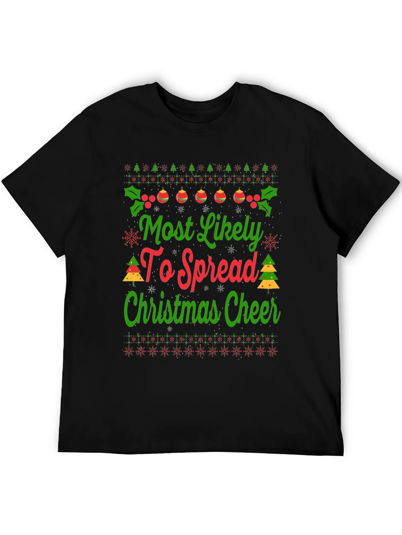 Funny Christmas Cheer Graphic Tee