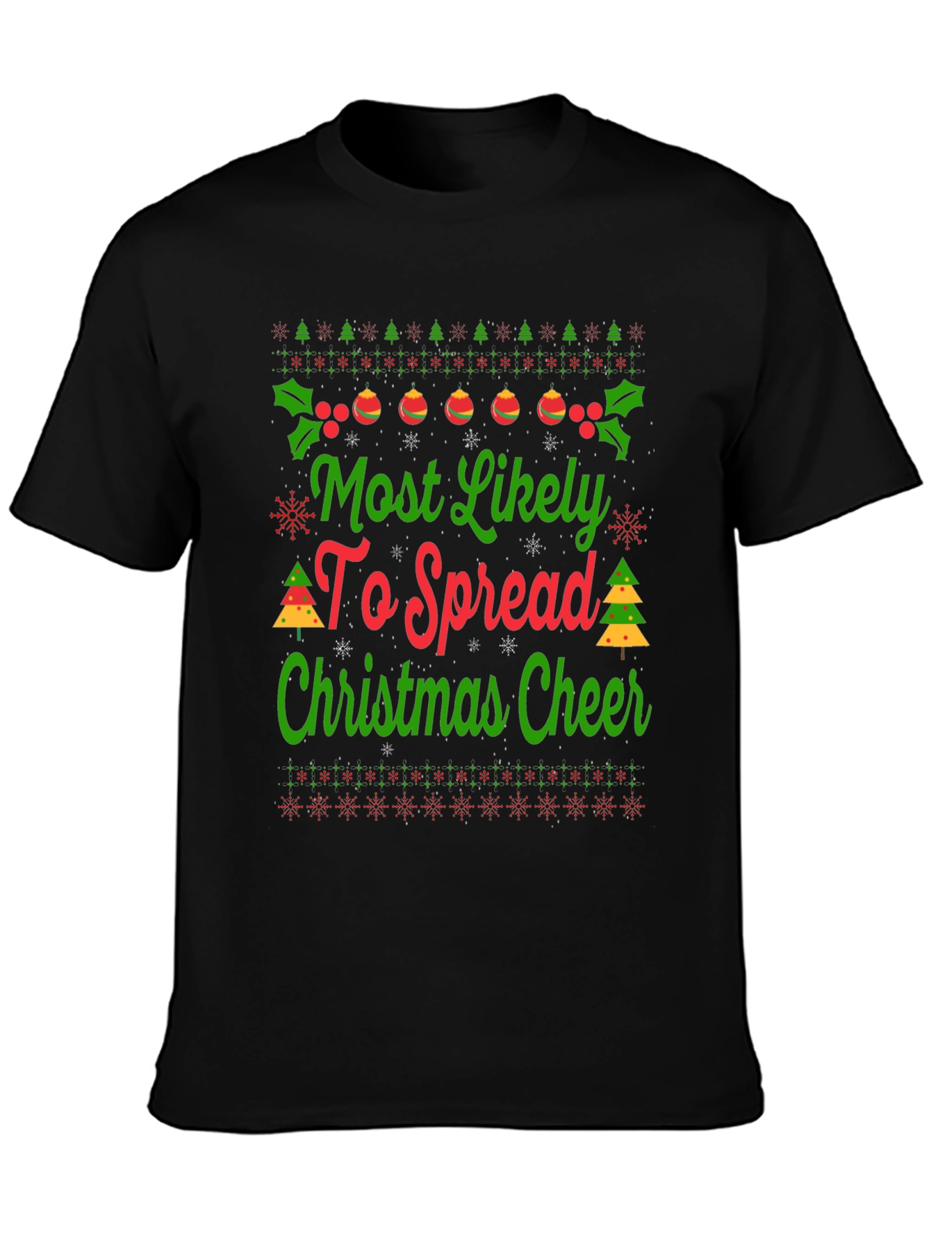 Funny Christmas Cheer Graphic Tee