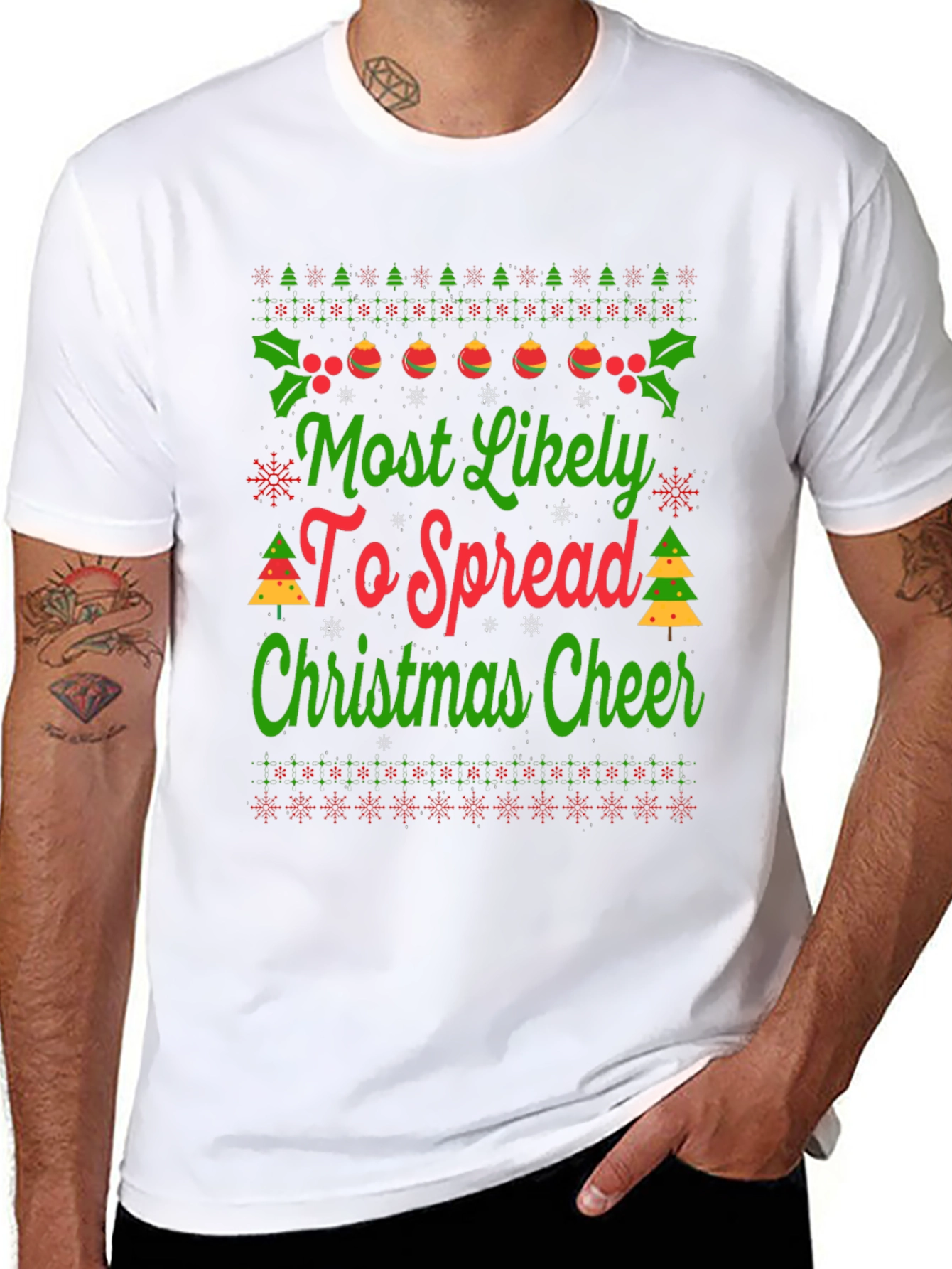Funny Christmas Cheer Graphic Tee