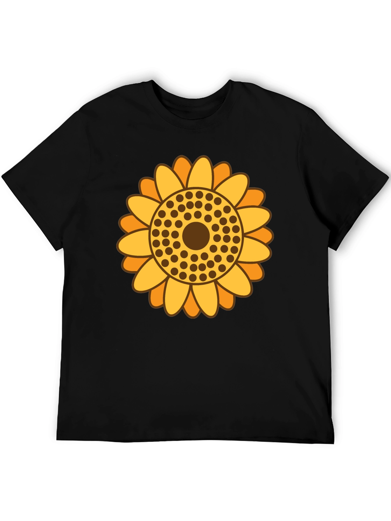 Sunflower Graphic Tee - Retro Style