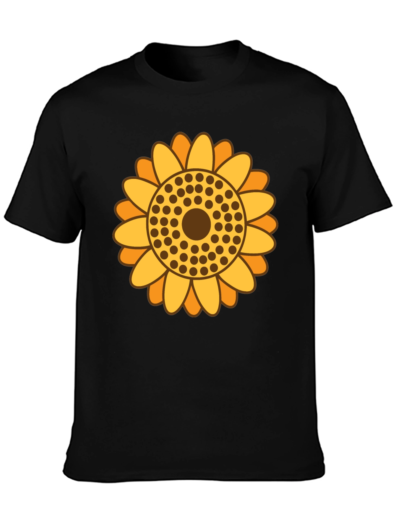 Sunflower Graphic Tee - Retro Style