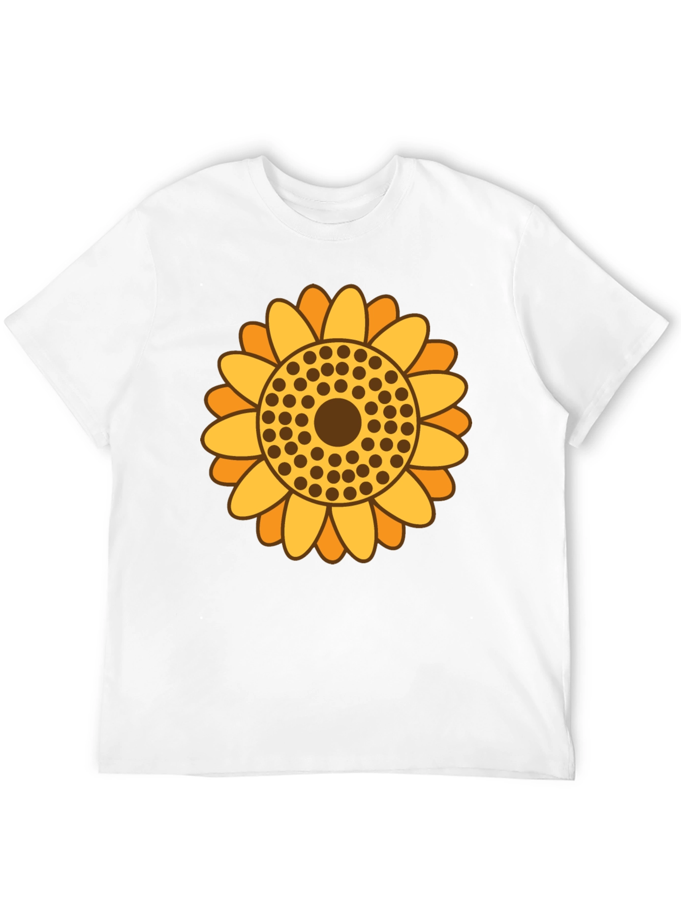 Sunflower Graphic Tee - Retro Style