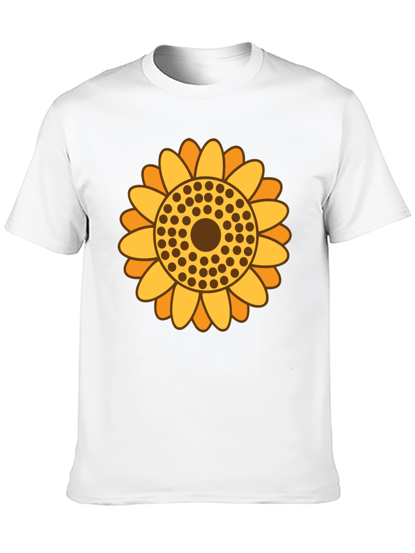 Sunflower Graphic Tee - Retro Style