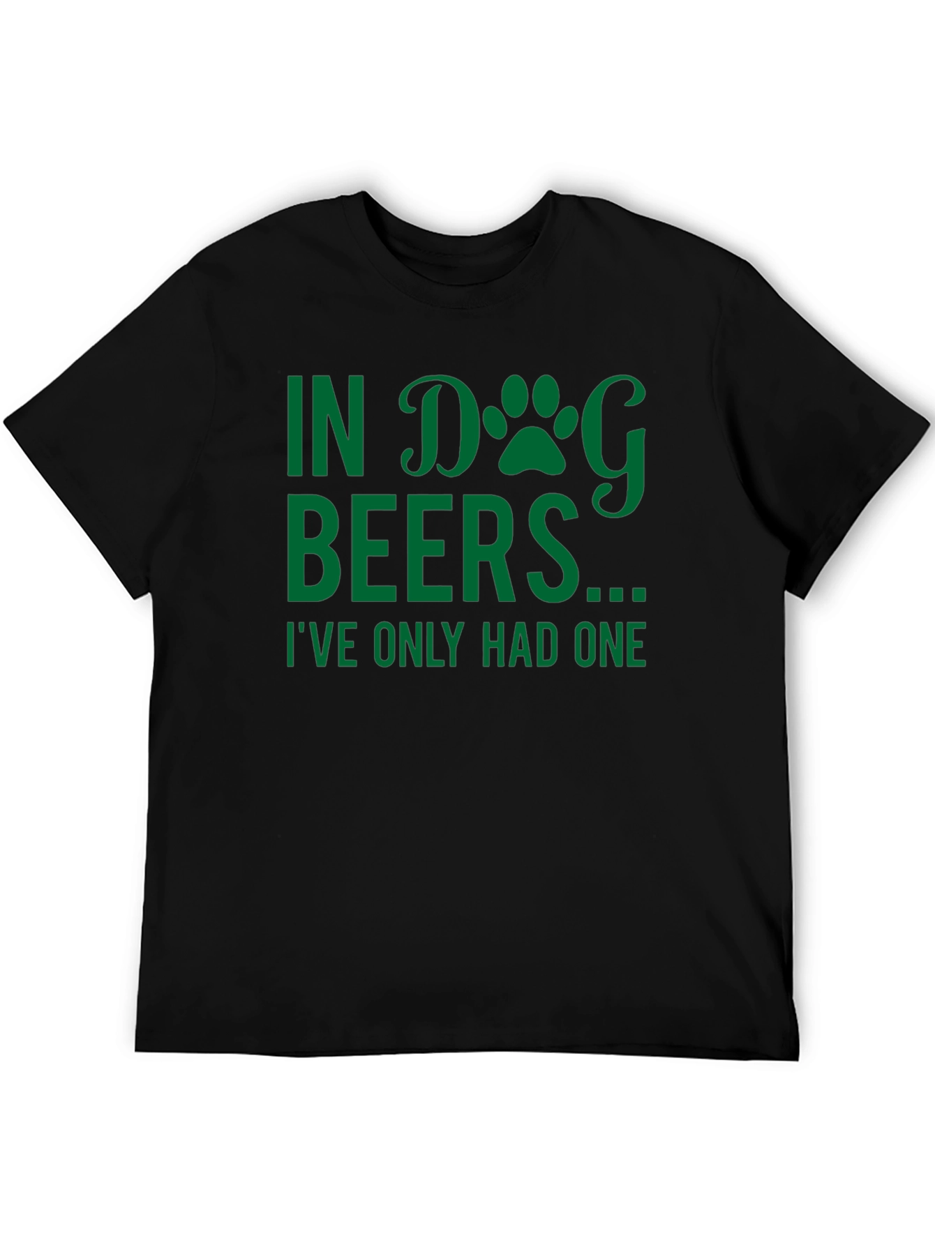 In Dog Beers T-Shirt - Humorous Graphic Tee