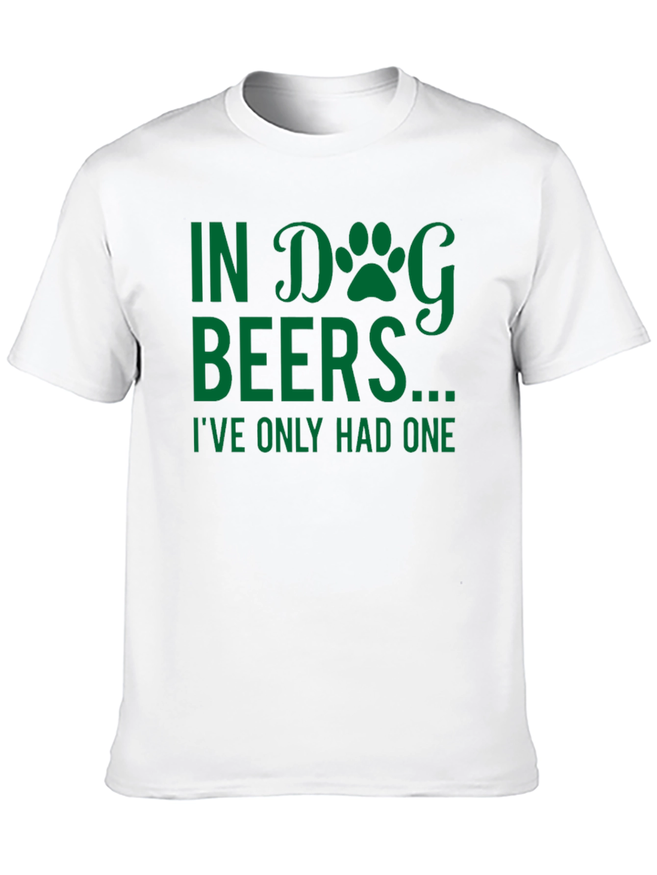 In Dog Beers T-Shirt - Humorous Graphic Tee
