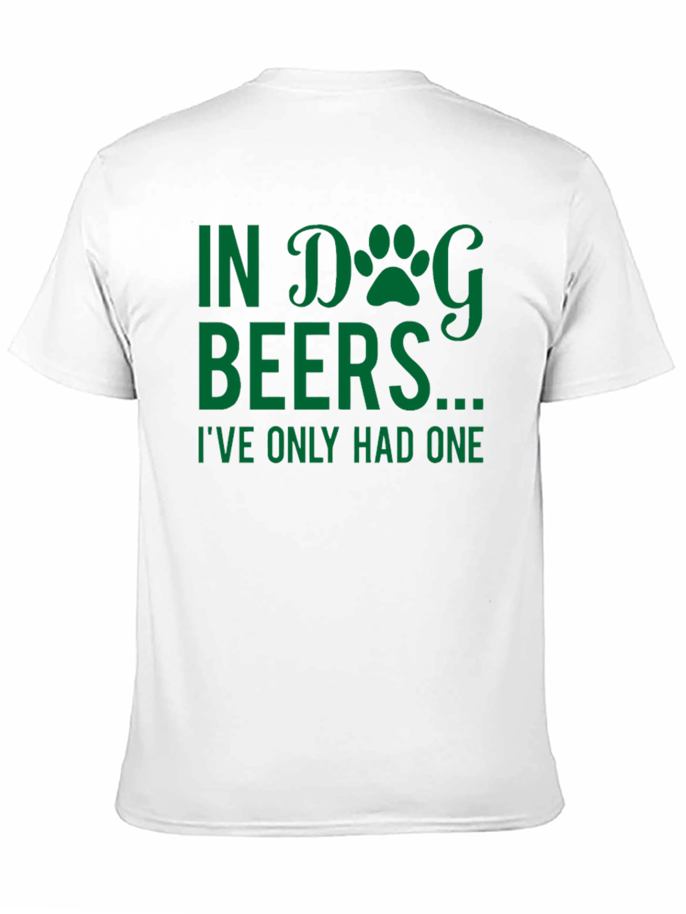 In Dog Beers T-Shirt - Humorous Graphic Tee
