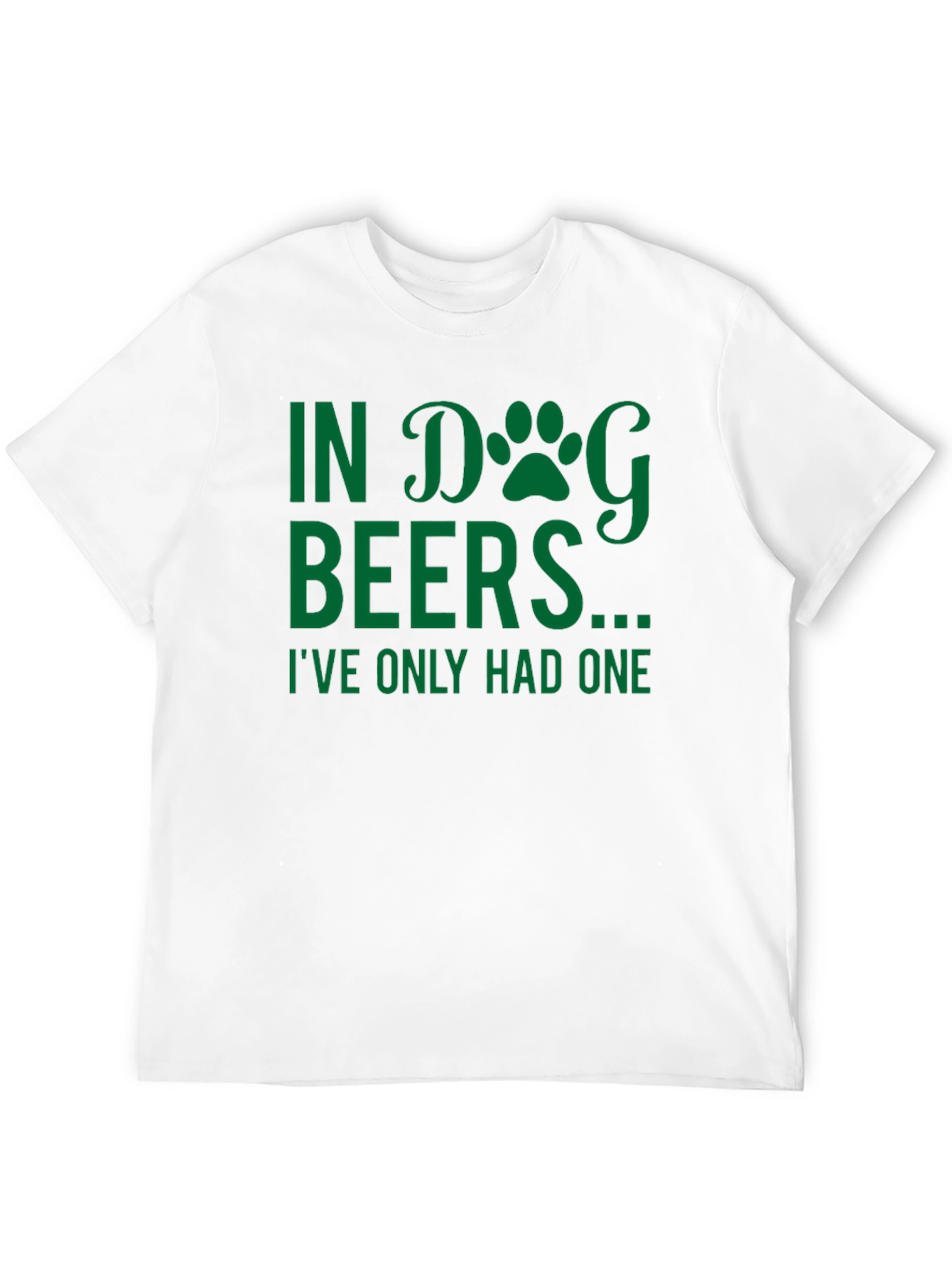 In Dog Beers T-Shirt - Humorous Graphic Tee