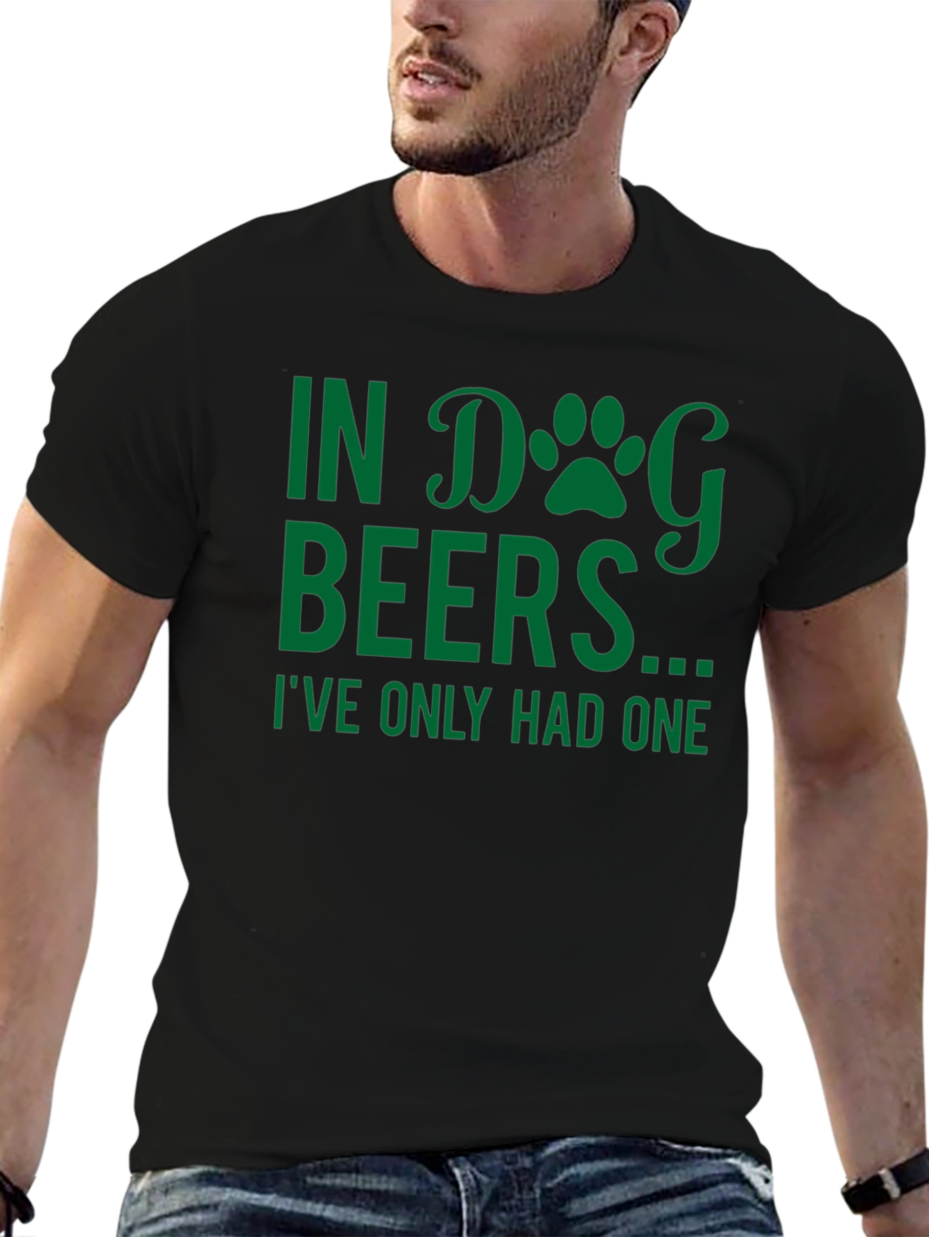In Dog Beers T-Shirt - Humorous Graphic Tee