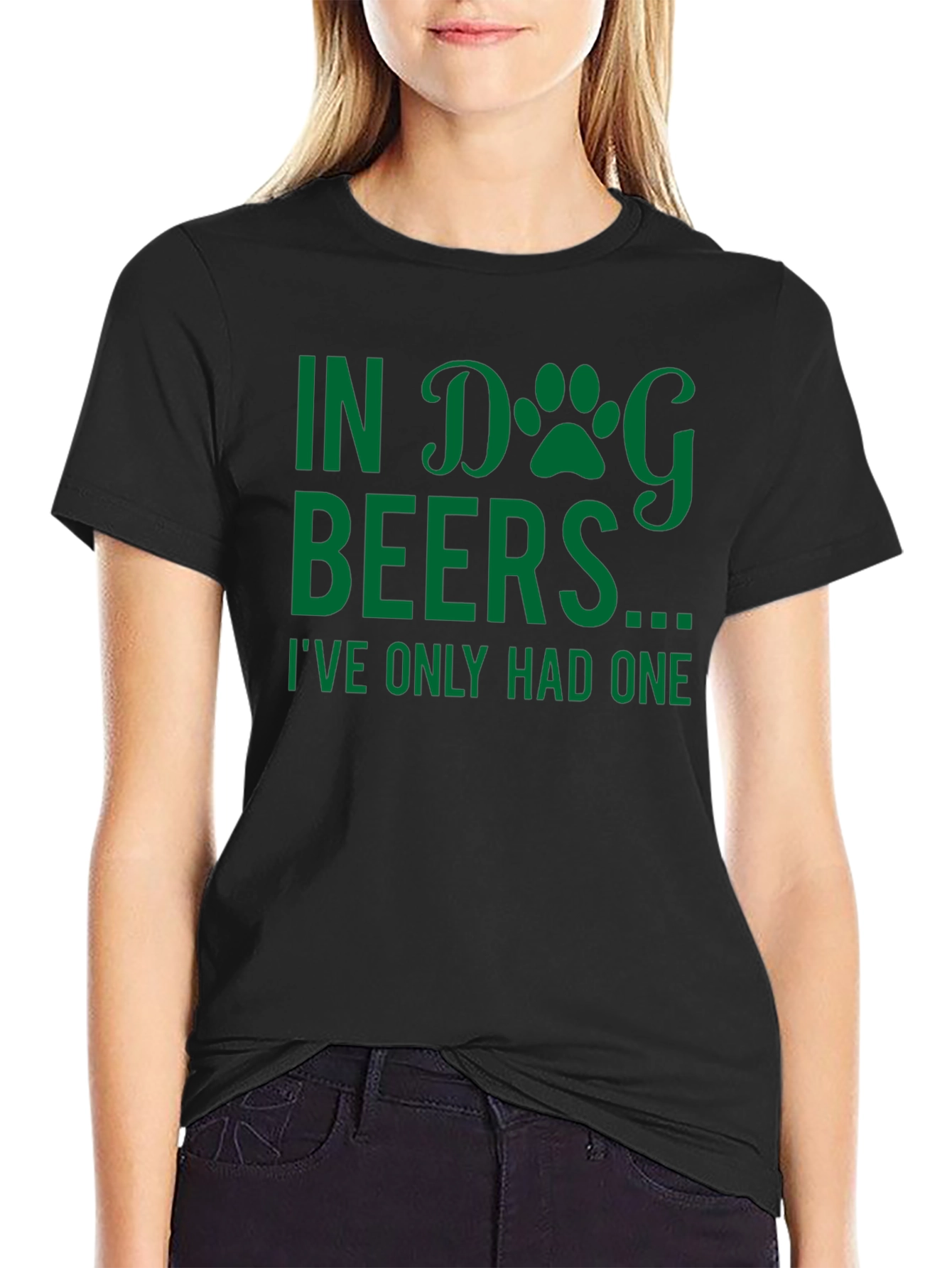 In Dog Beers T-Shirt - Humorous Graphic Tee