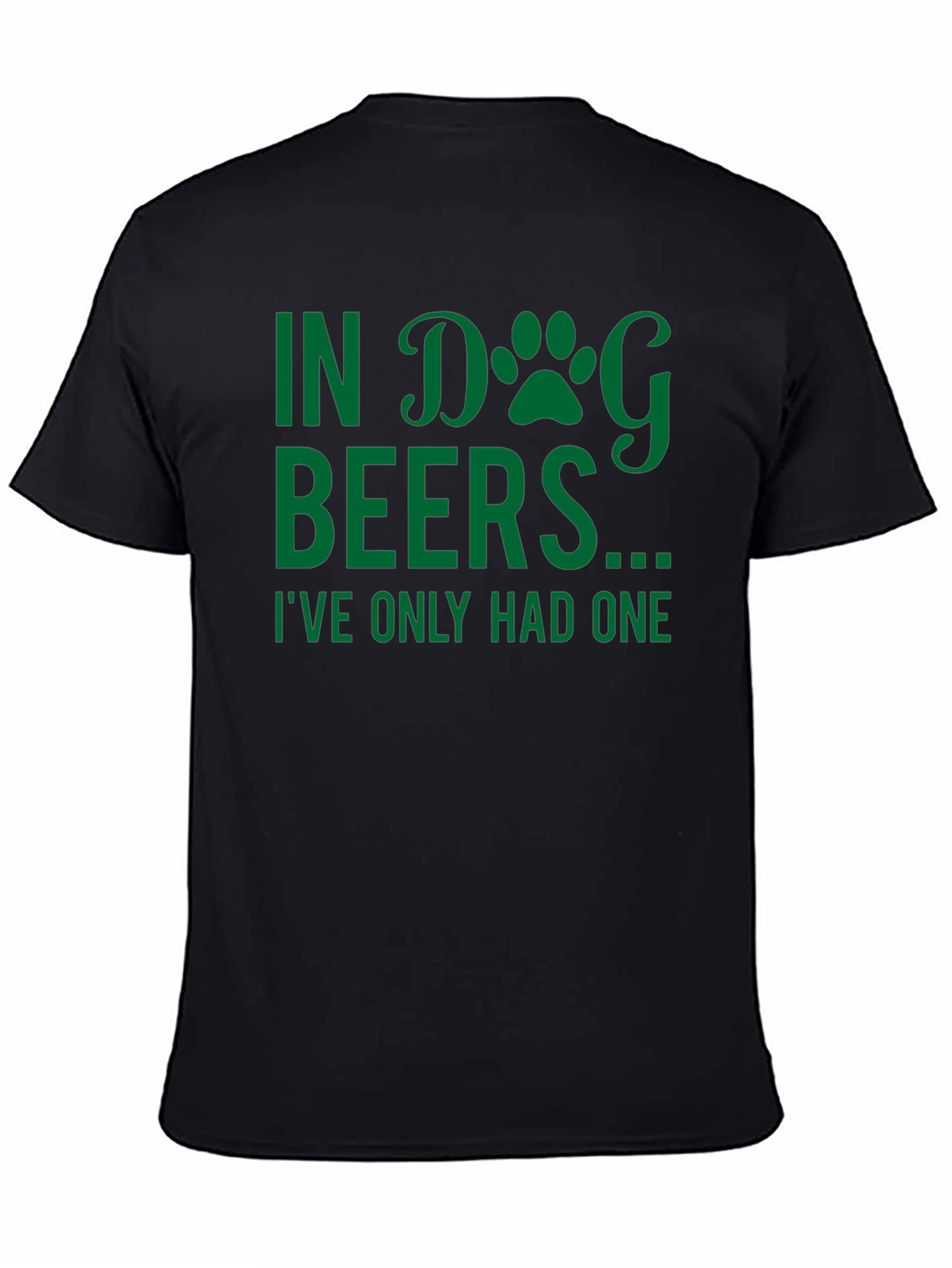 In Dog Beers T-Shirt - Humorous Graphic Tee