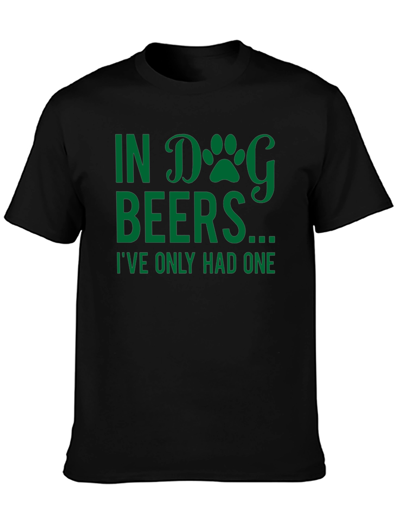 In Dog Beers T-Shirt - Humorous Graphic Tee