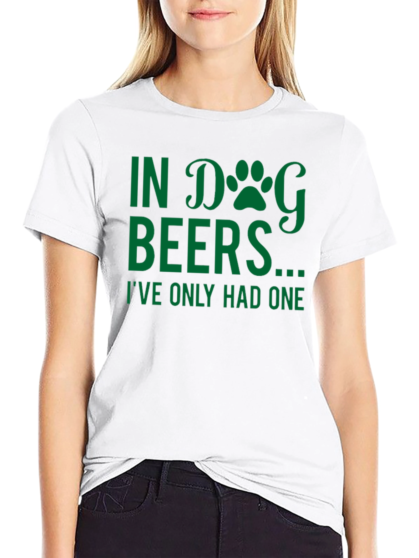 In Dog Beers T-Shirt - Humorous Graphic Tee