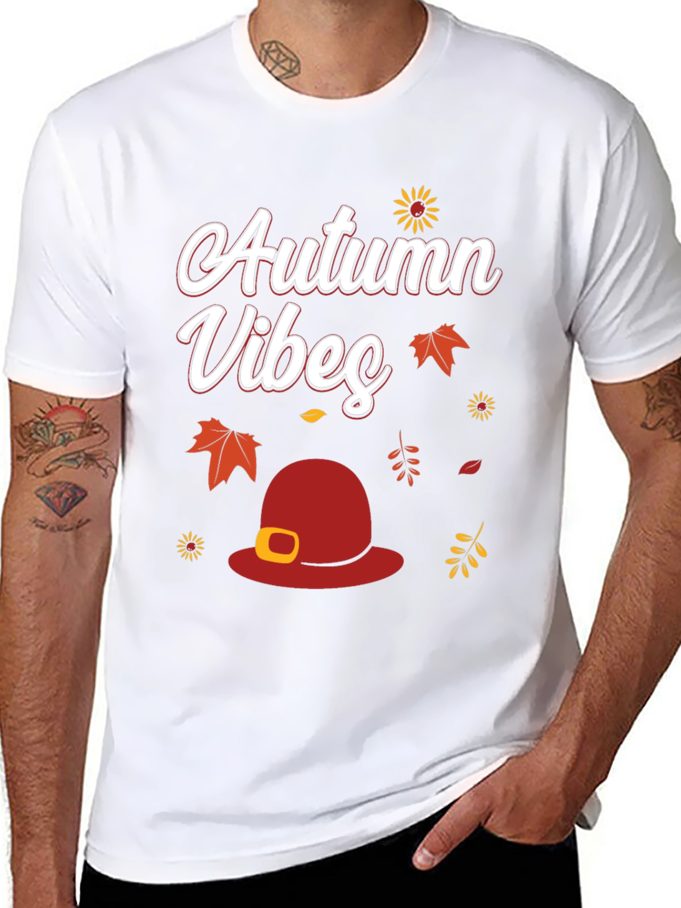 Autumn Vibes Thanksgiving T-Shirt