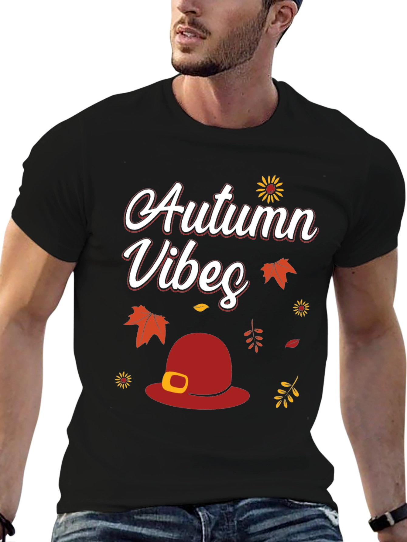 Autumn Vibes Thanksgiving T-Shirt