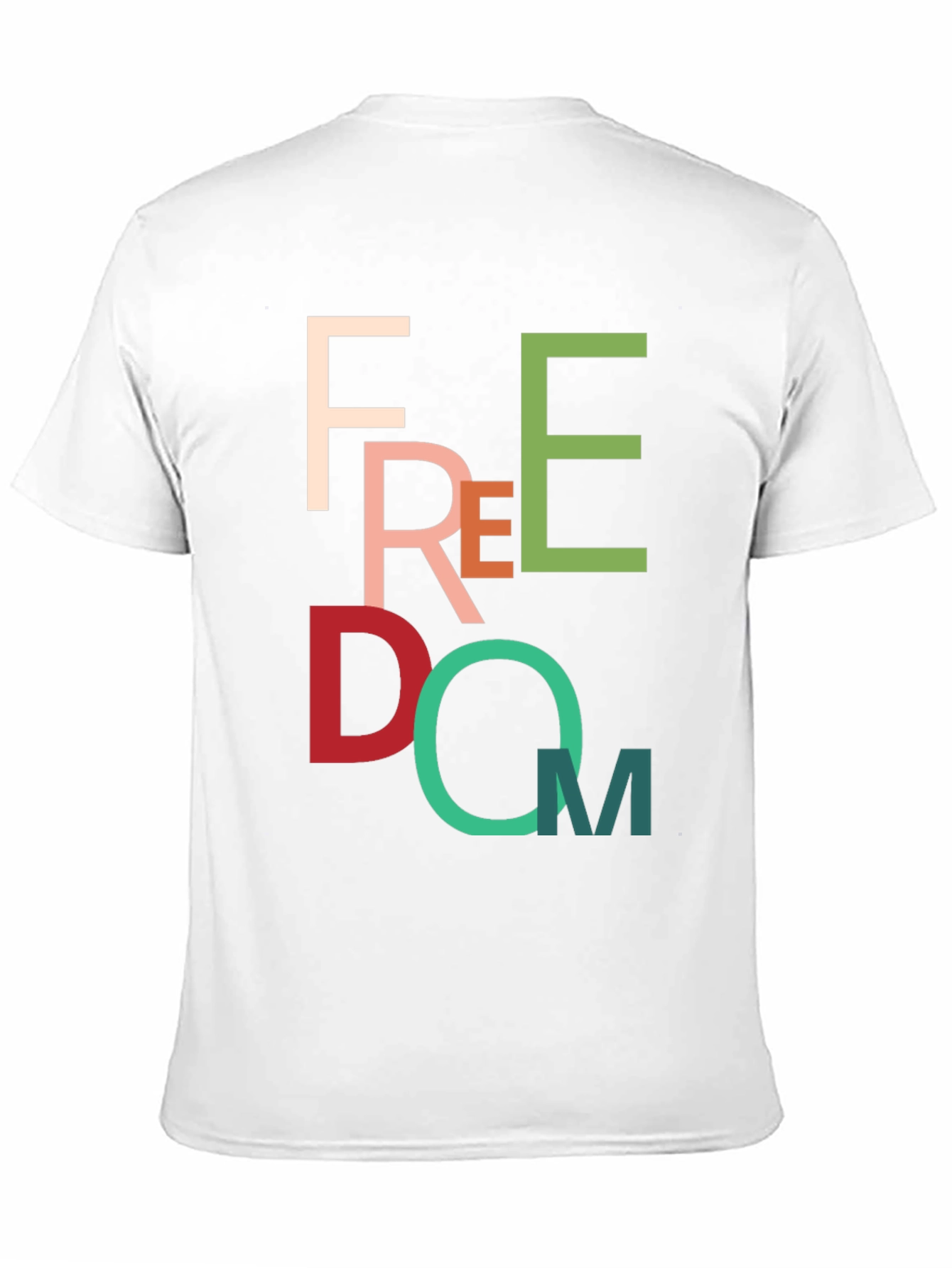 Colorful Freedom Graphic T-Shirt