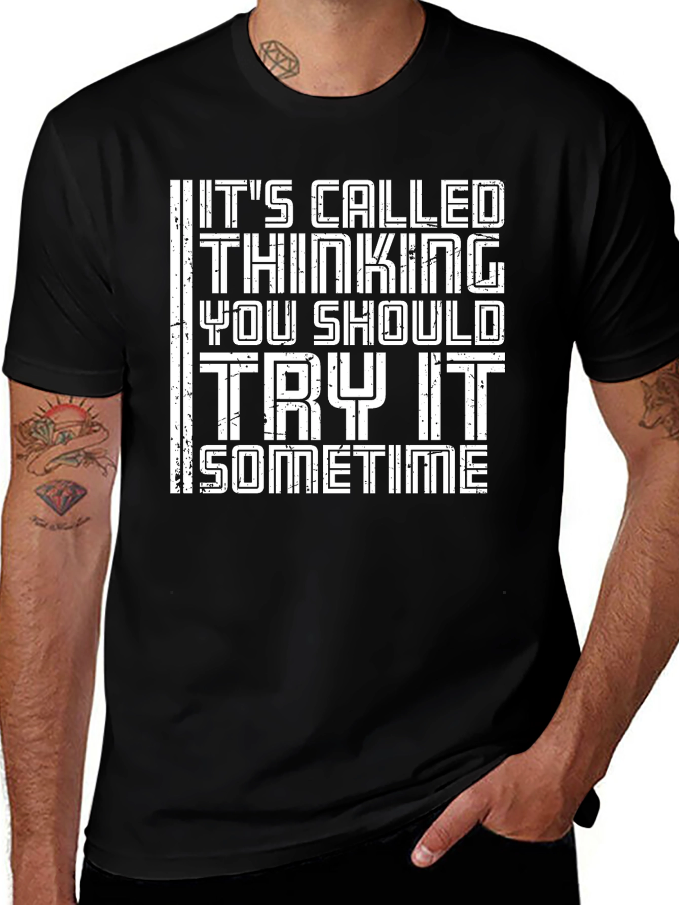 Thinking Try It Sometime Graphic Tee