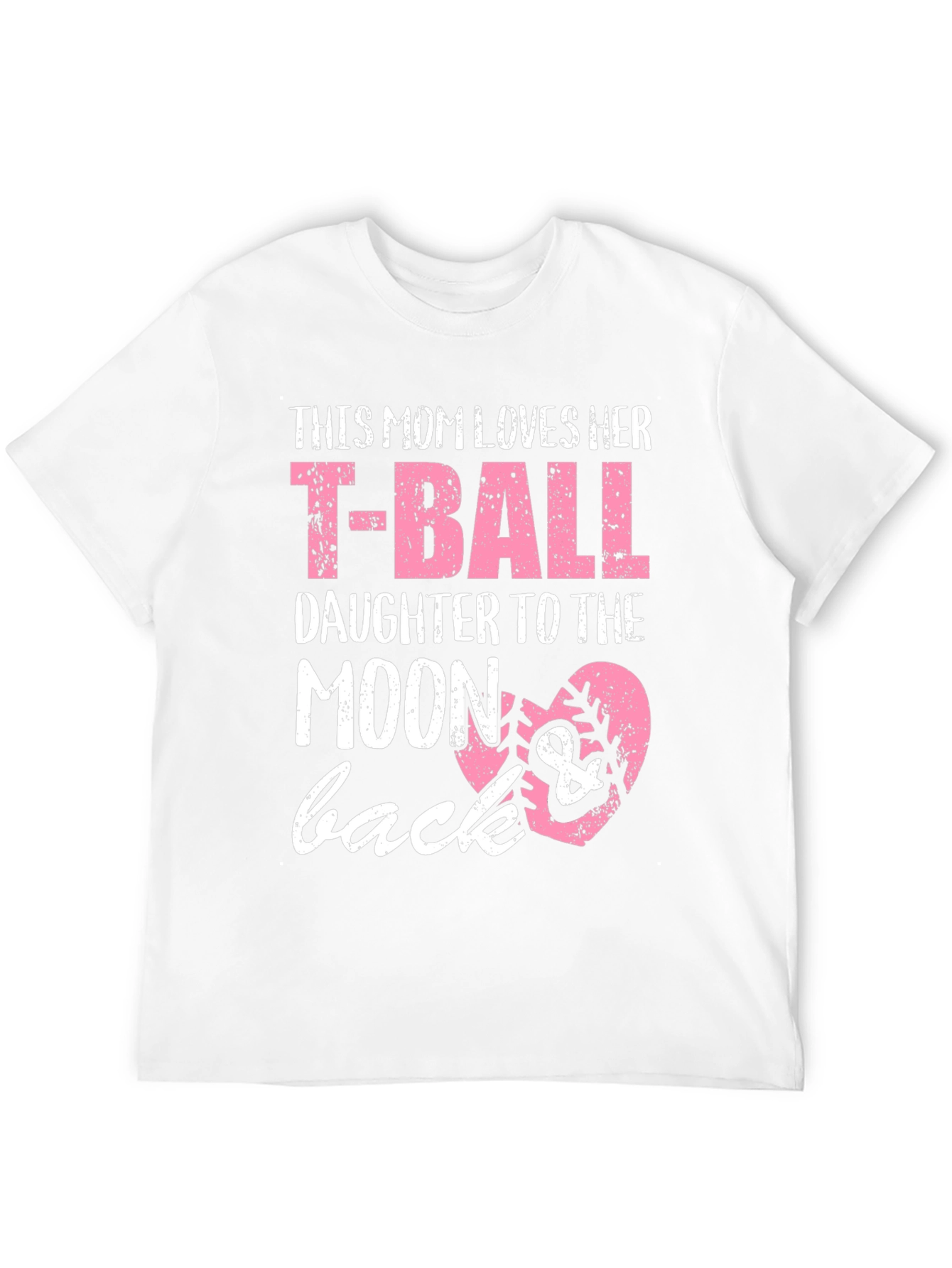 T-Ball Mom T-Shirt: Love You to the Moon