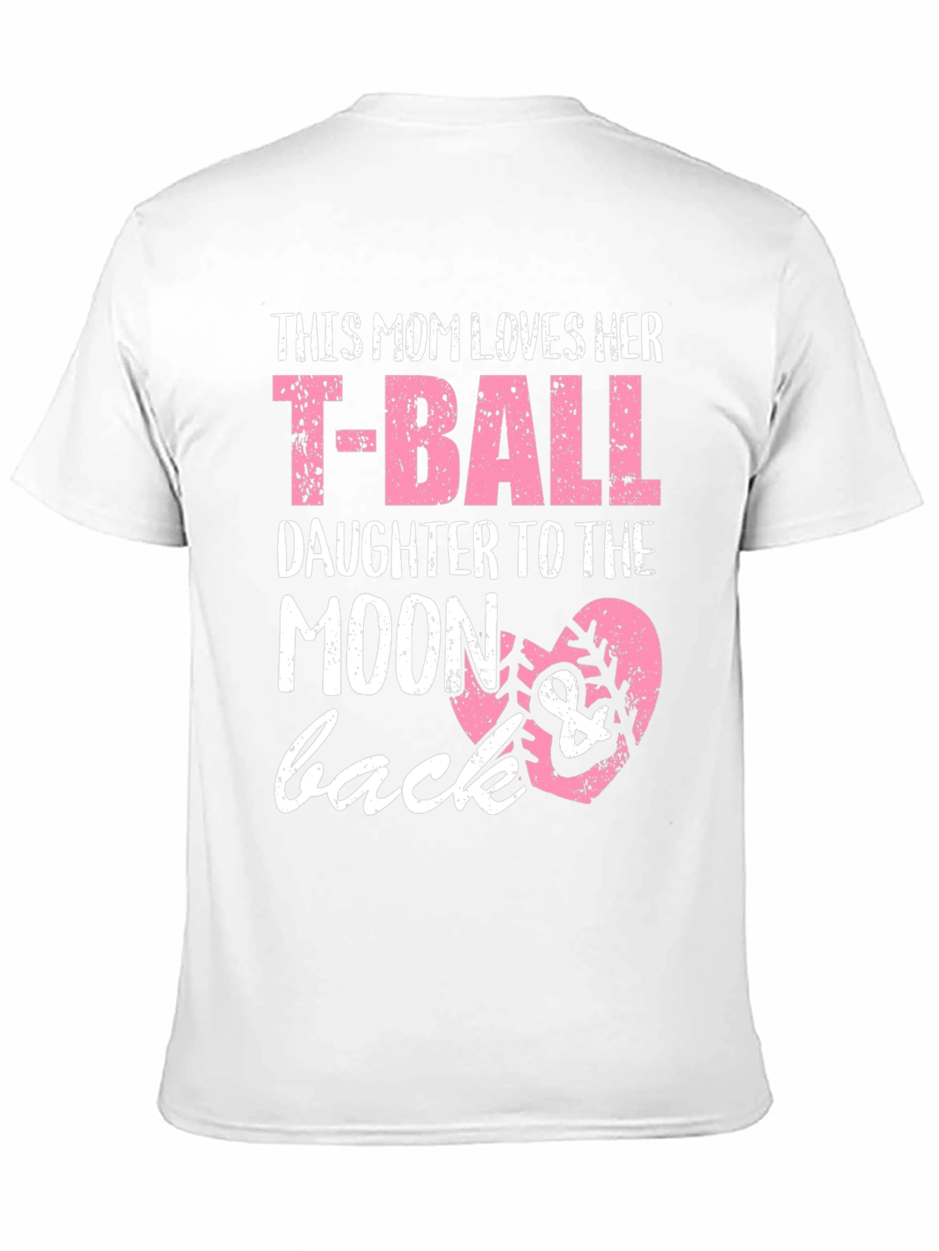 T-Ball Mom T-Shirt: Love You to the Moon