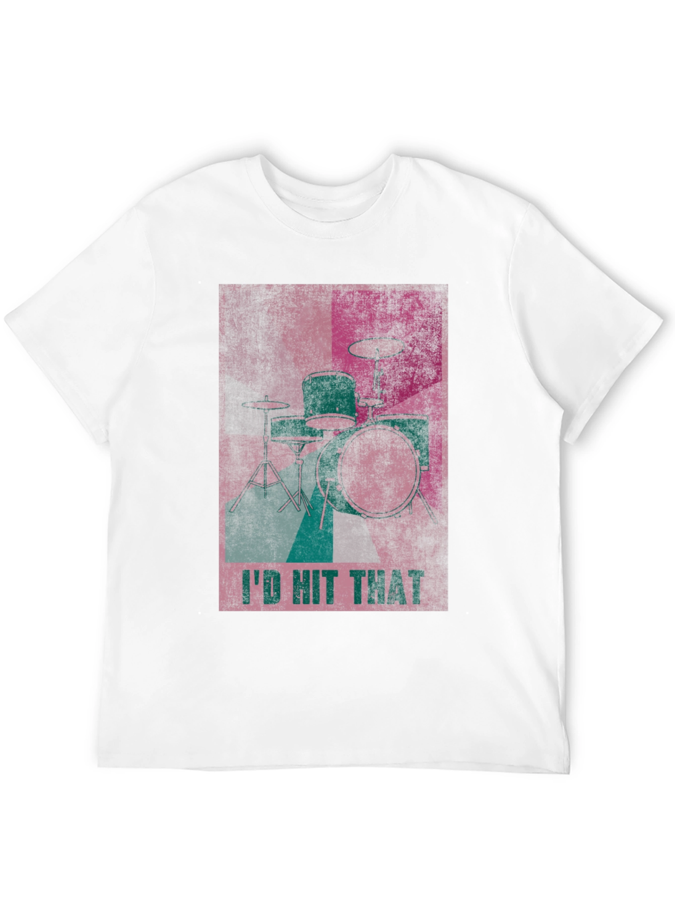 Id Hit That Drum Set Graphic Tee