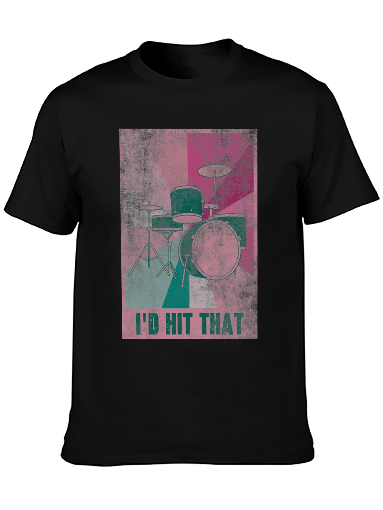 Id Hit That Drum Set Graphic Tee
