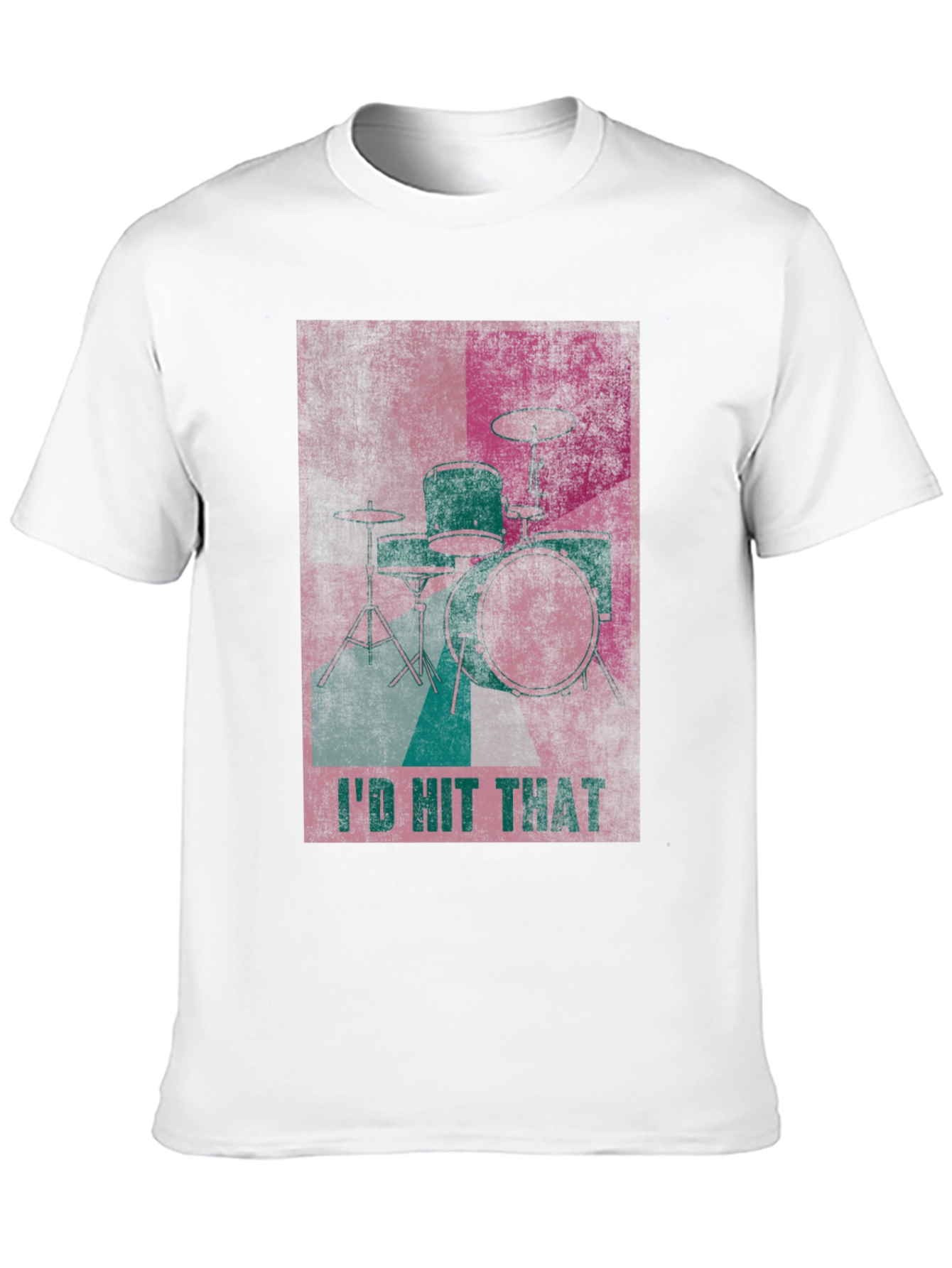 Id Hit That Drum Set Graphic Tee