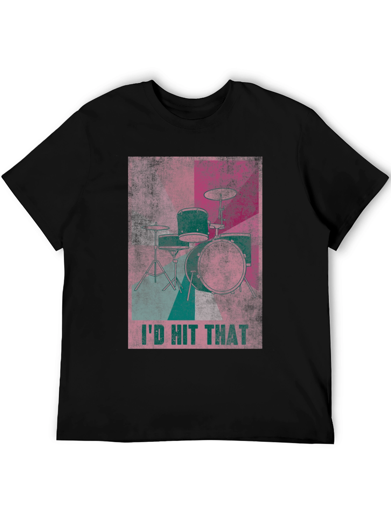 Id Hit That Drum Set Graphic Tee