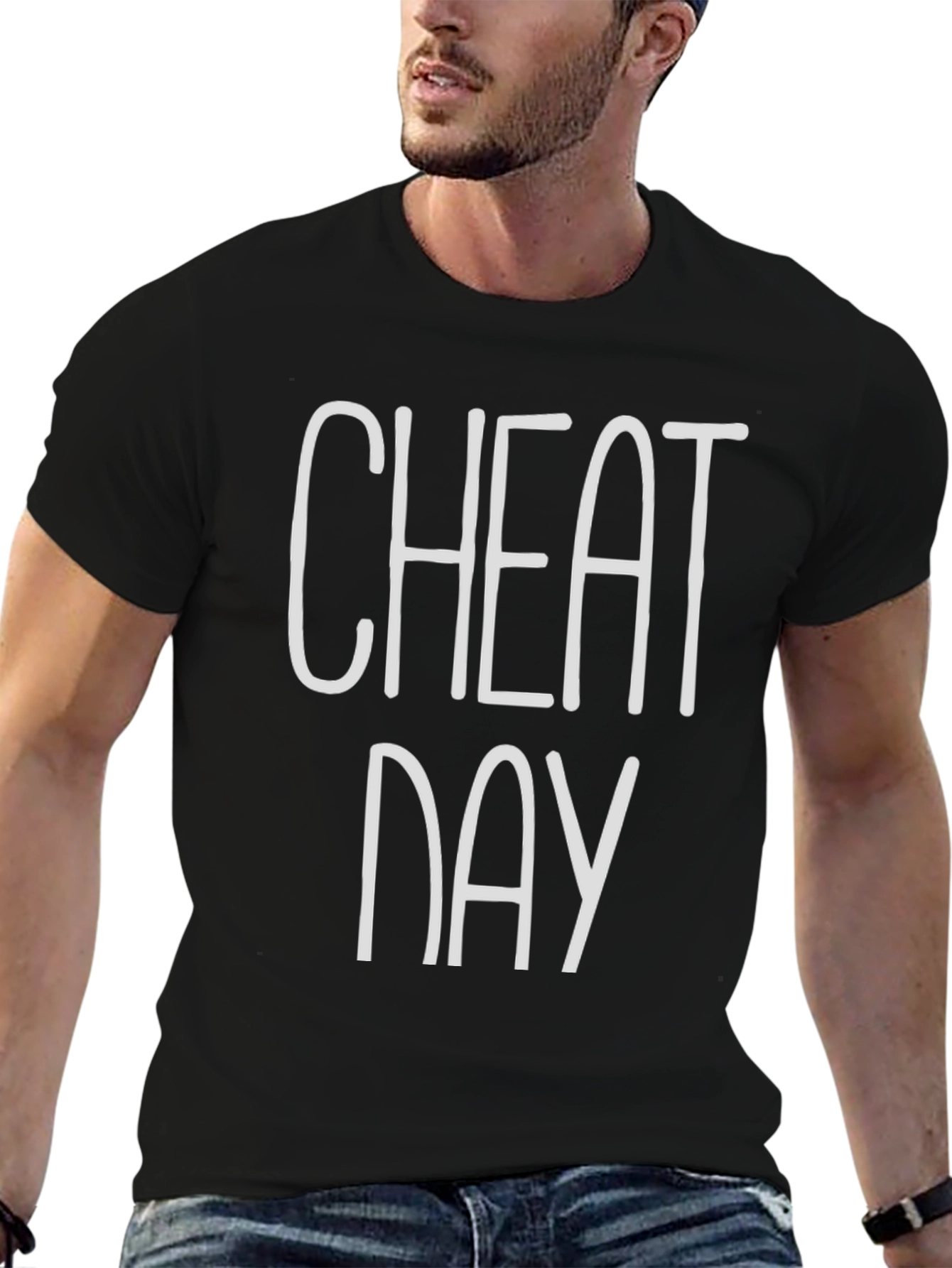 Cheat Day Black Graphic Tee