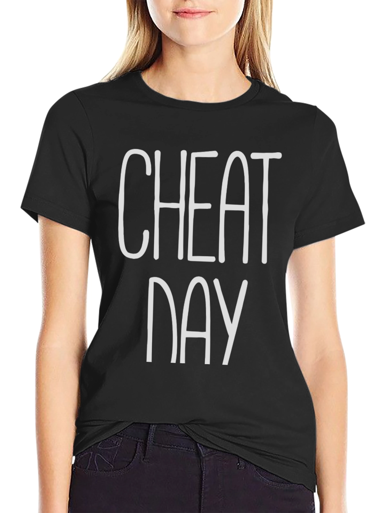 Cheat Day Black Graphic Tee
